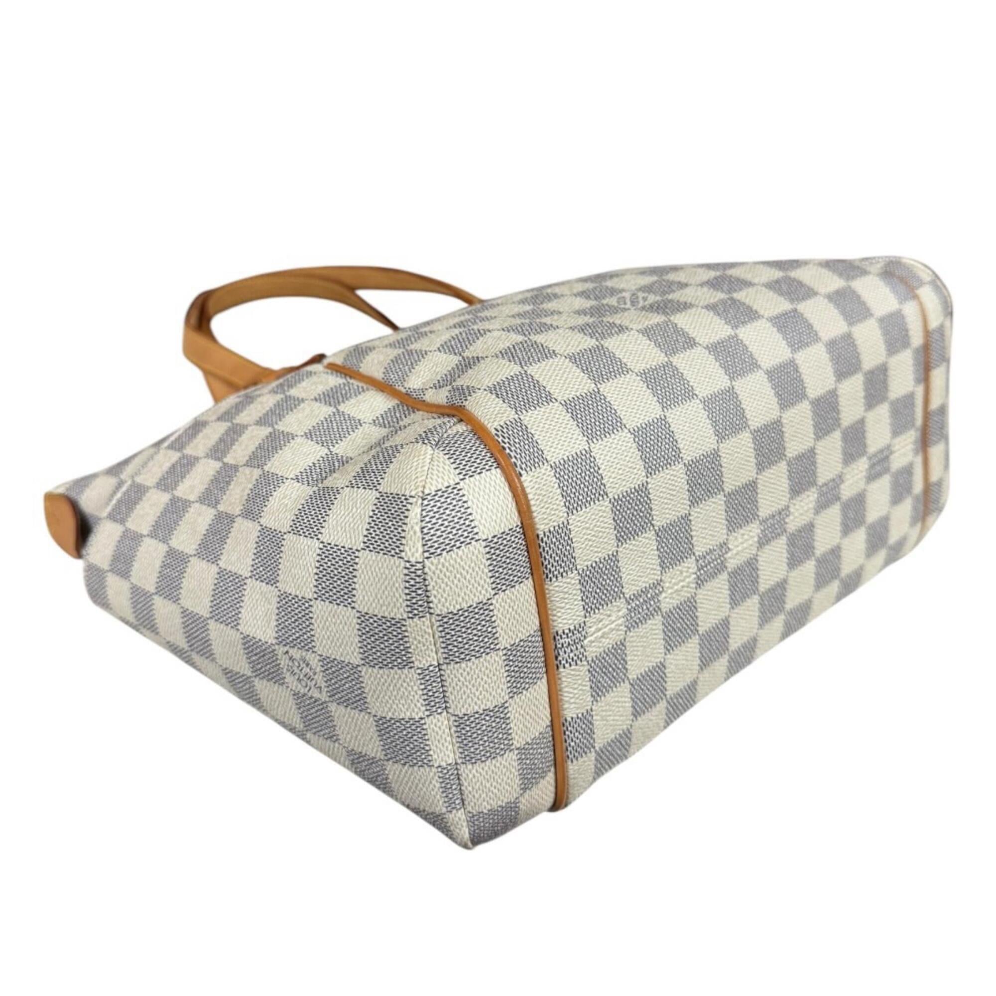Louis Vuitton Damier Azur Blue Or White Damier Azur Tote Bag (Pre-Owned)