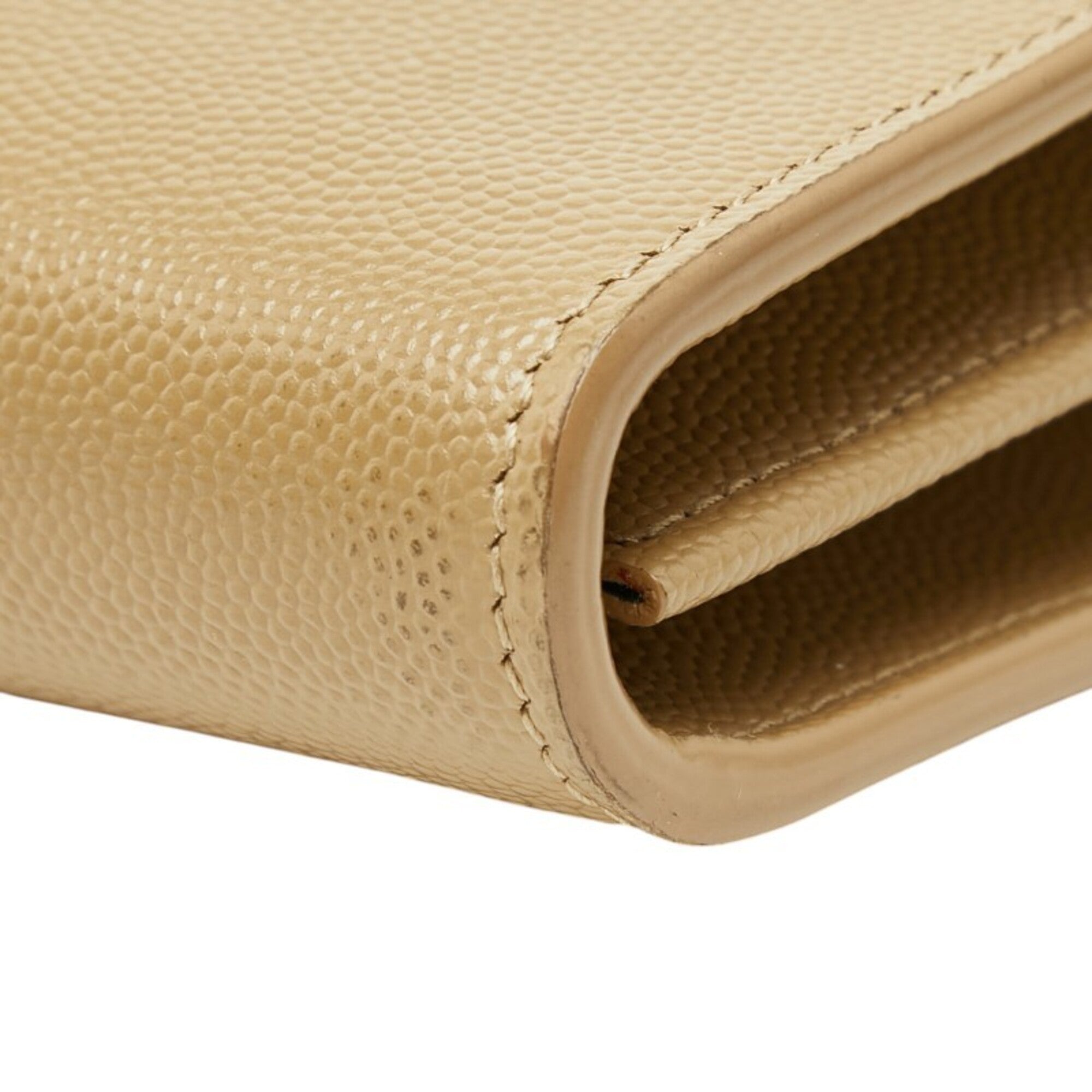 Saint Laurent Beige Leather Shoulder Bag (Pre-Owned)