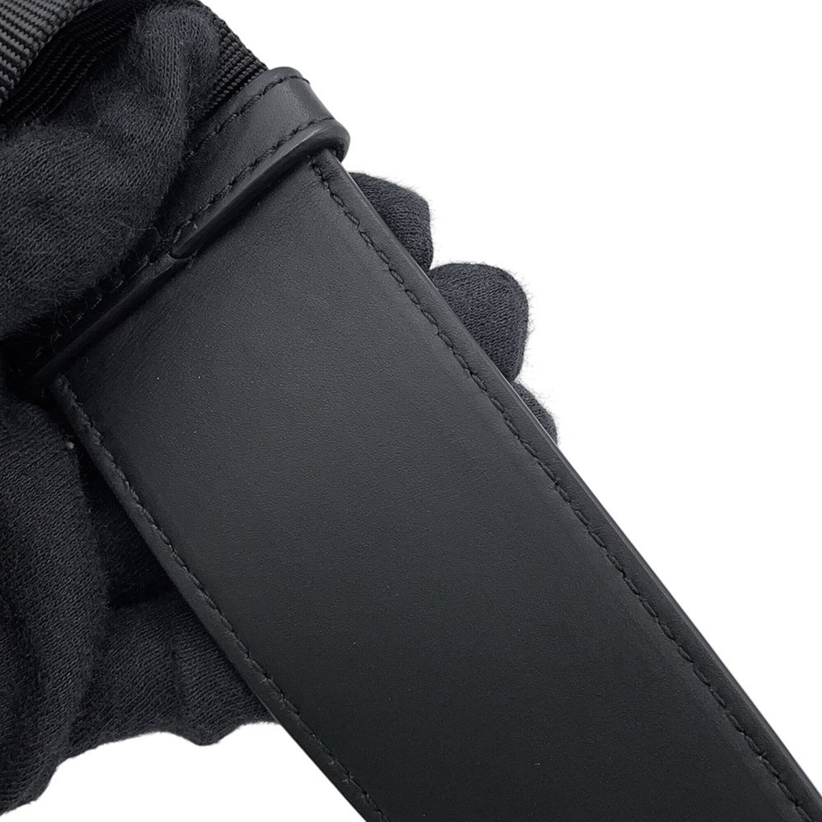 Bottega Veneta Intrecciato Black Leather Canvas Sling Bag (Pre-Owned)