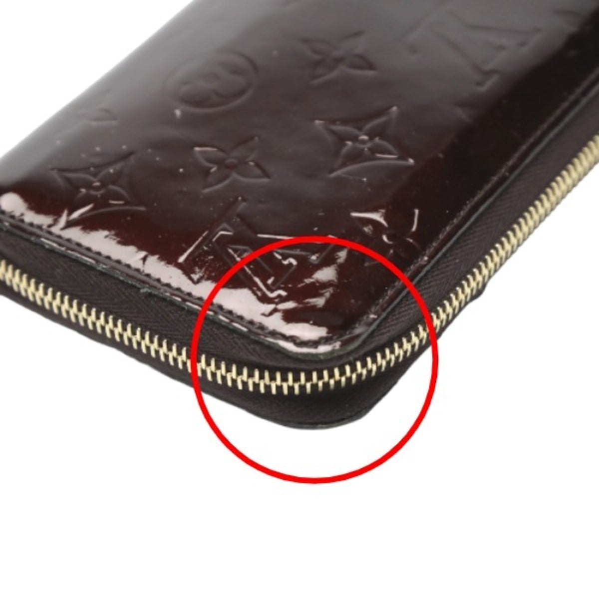 Louis Vuitton Amarante Monogram Vernis Long Wallet (Bi-Fold) (Pre-Owned)