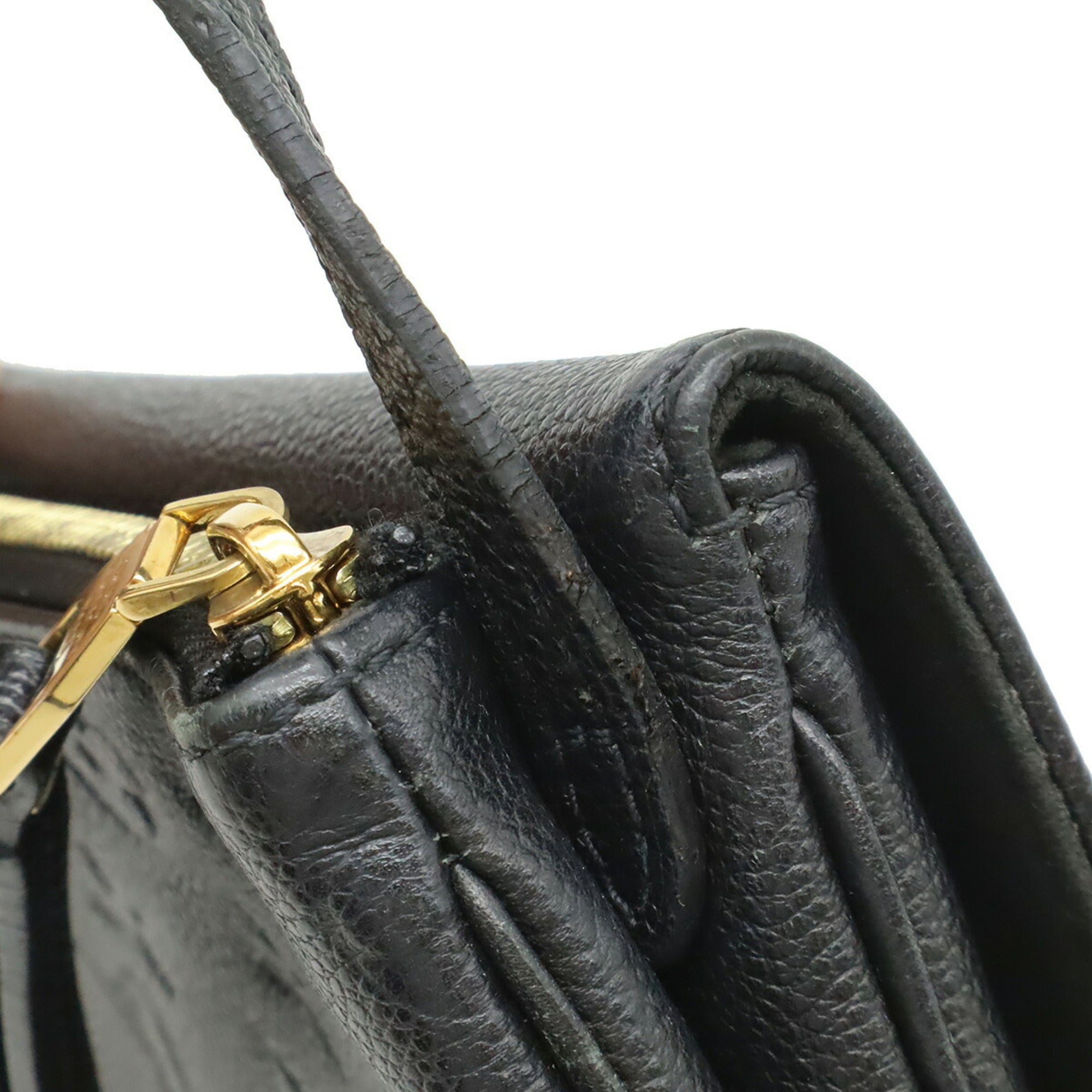 Louis Vuitton Monogram Empreinte Black Noir Monogram Empreinte Shoulder Bag (Pre-Owned)