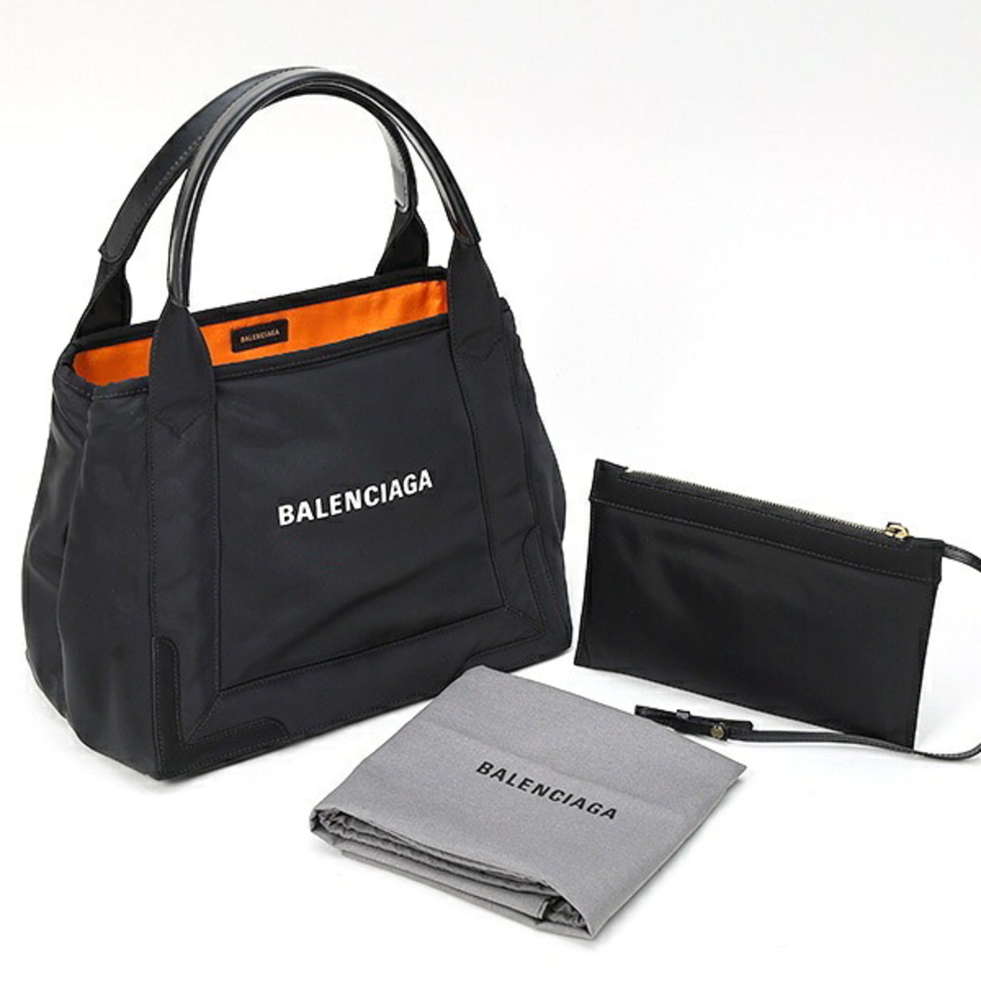 Balenciaga Black Nylon Tote Bag (Pre-Owned)