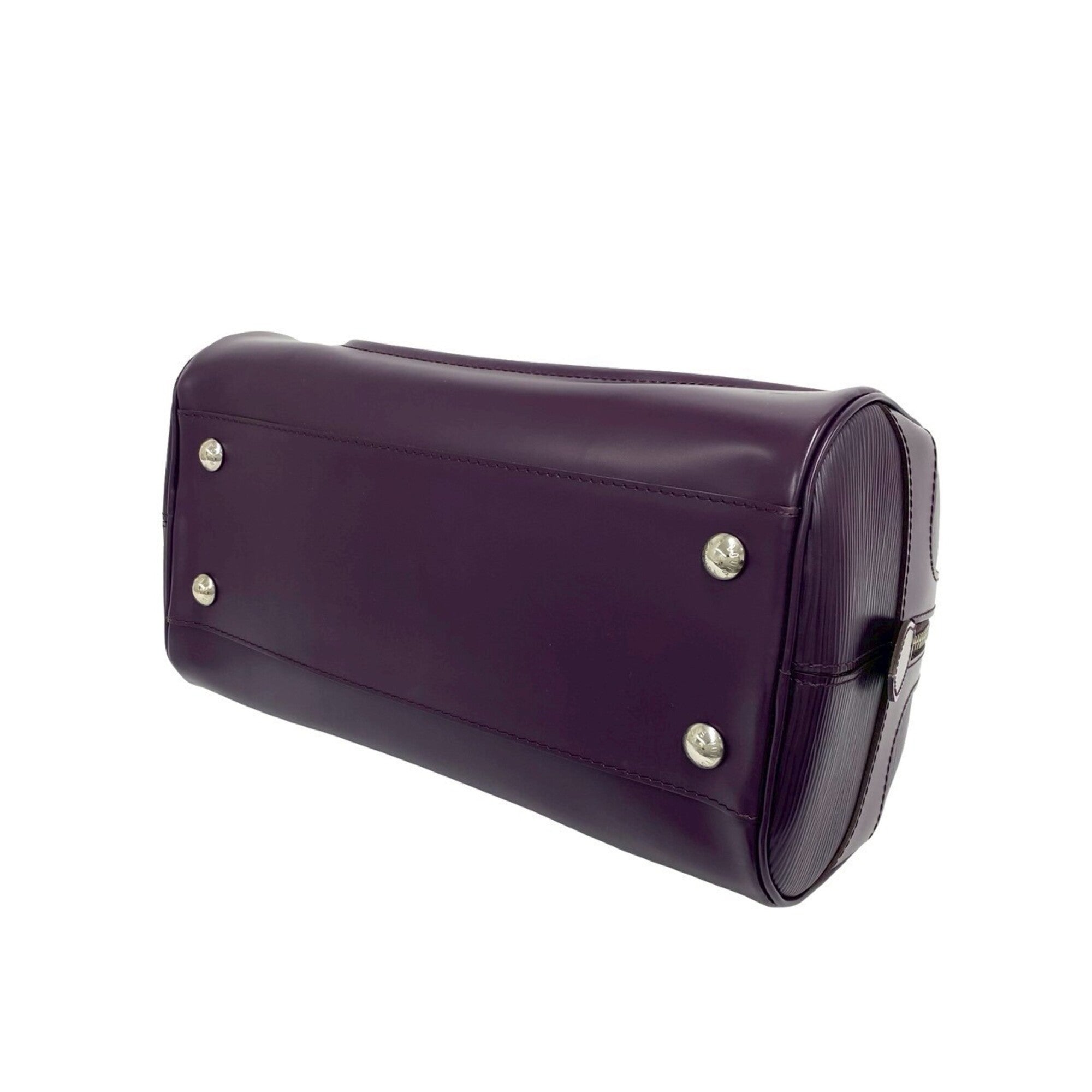 Louis Vuitton Purple Leather Handbag (Pre-Owned)