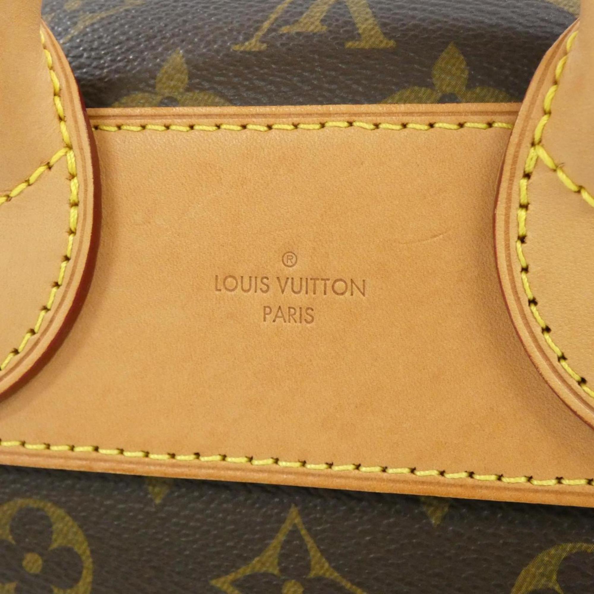 Louis Vuitton Marron Coated Canvas Handbag (Pre-Owned)