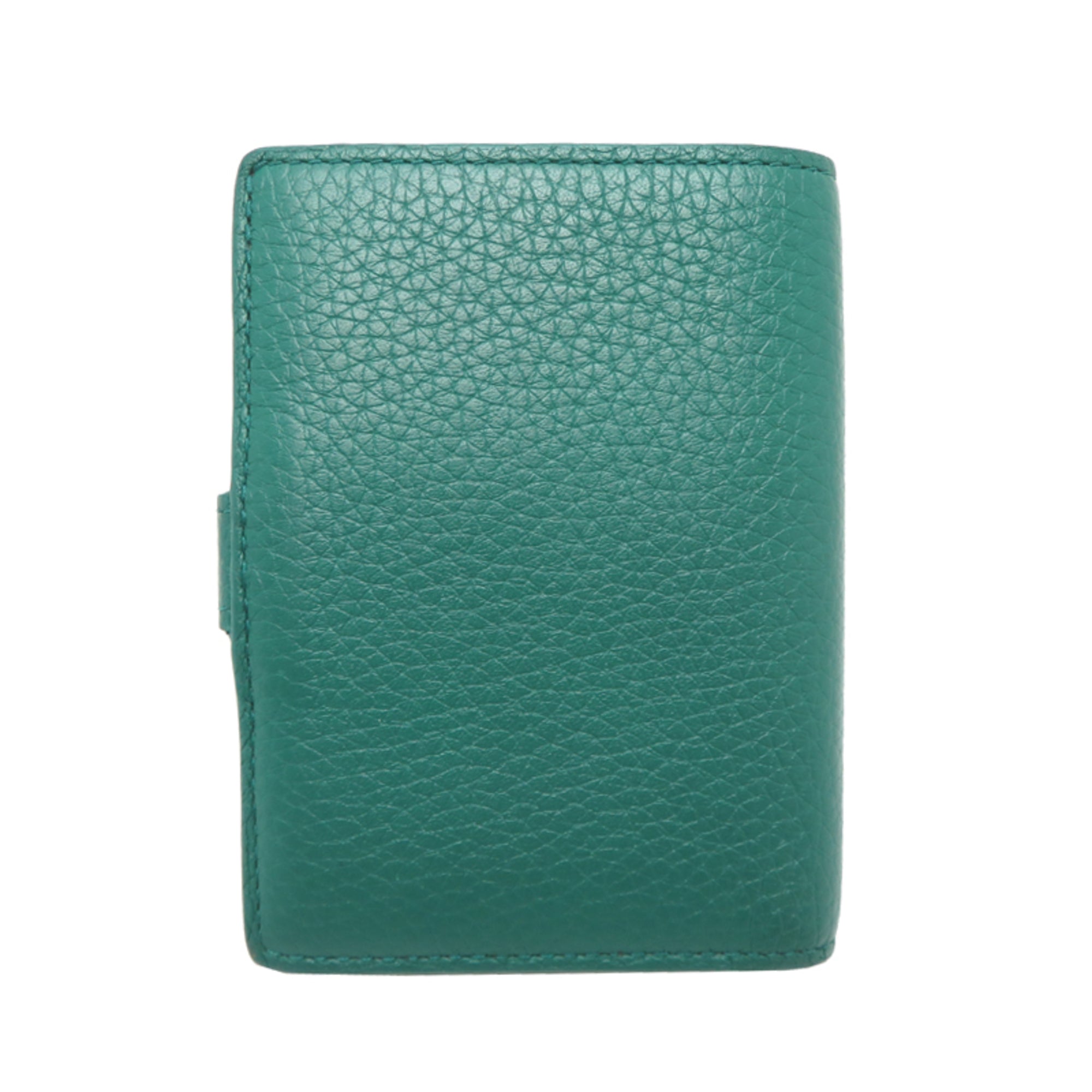 Louis Vuitton Green Leather Wallet (Bi-Fold) (Pre-Owned)