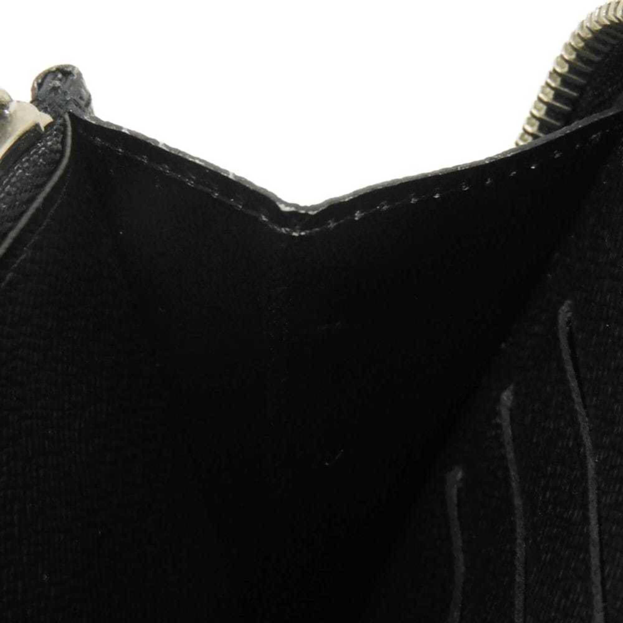 Louis Vuitton Taiga Black Noir Taiga Leather Leather Long Wallet (Bi-Fold) (Pre-Owned)
