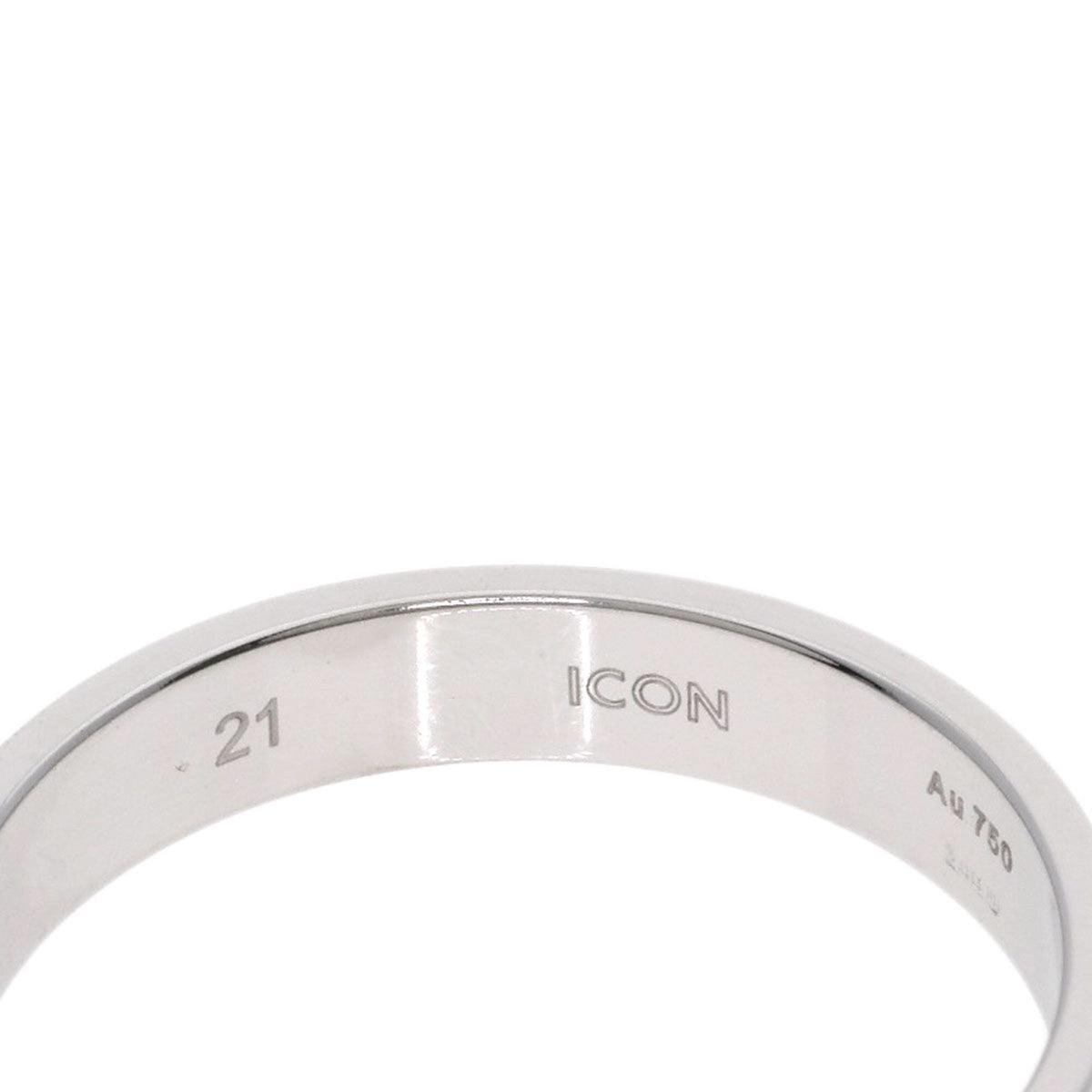 Gucci Silver White Gold (18K) Band Ring (Pre-Owned)