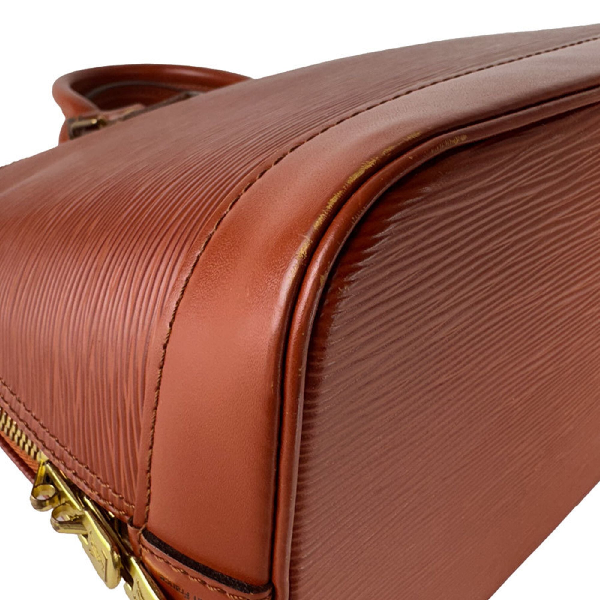 Louis Vuitton Brown Kenyan Brown Epi Leather Handbag (Pre-Owned)
