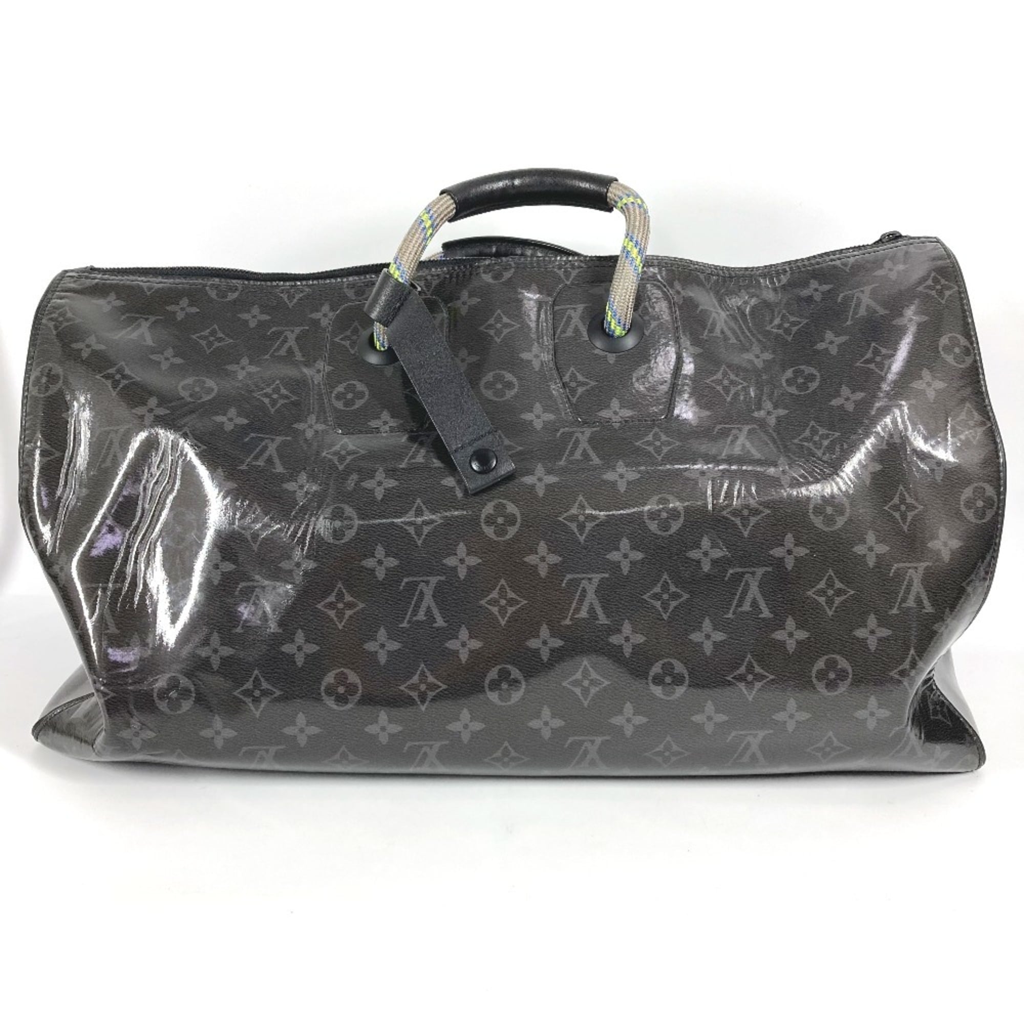 Louis Vuitton Monogram Eclipse Black Monogram Eclipse Boston Bag Shoulder Bag (Pre-Owned)