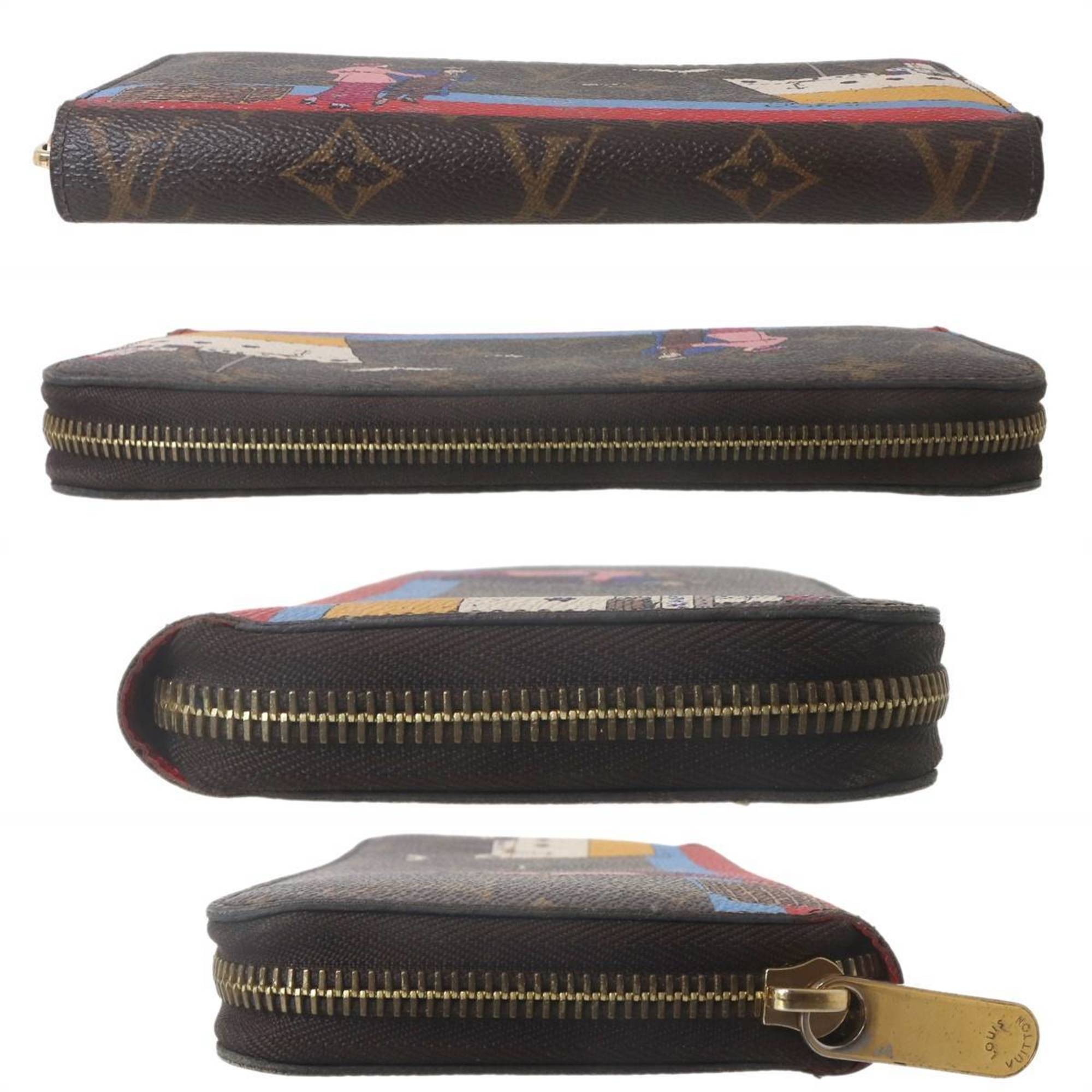 Louis Vuitton Monogram Brown Long Wallet (Bi-Fold) (Pre-Owned)