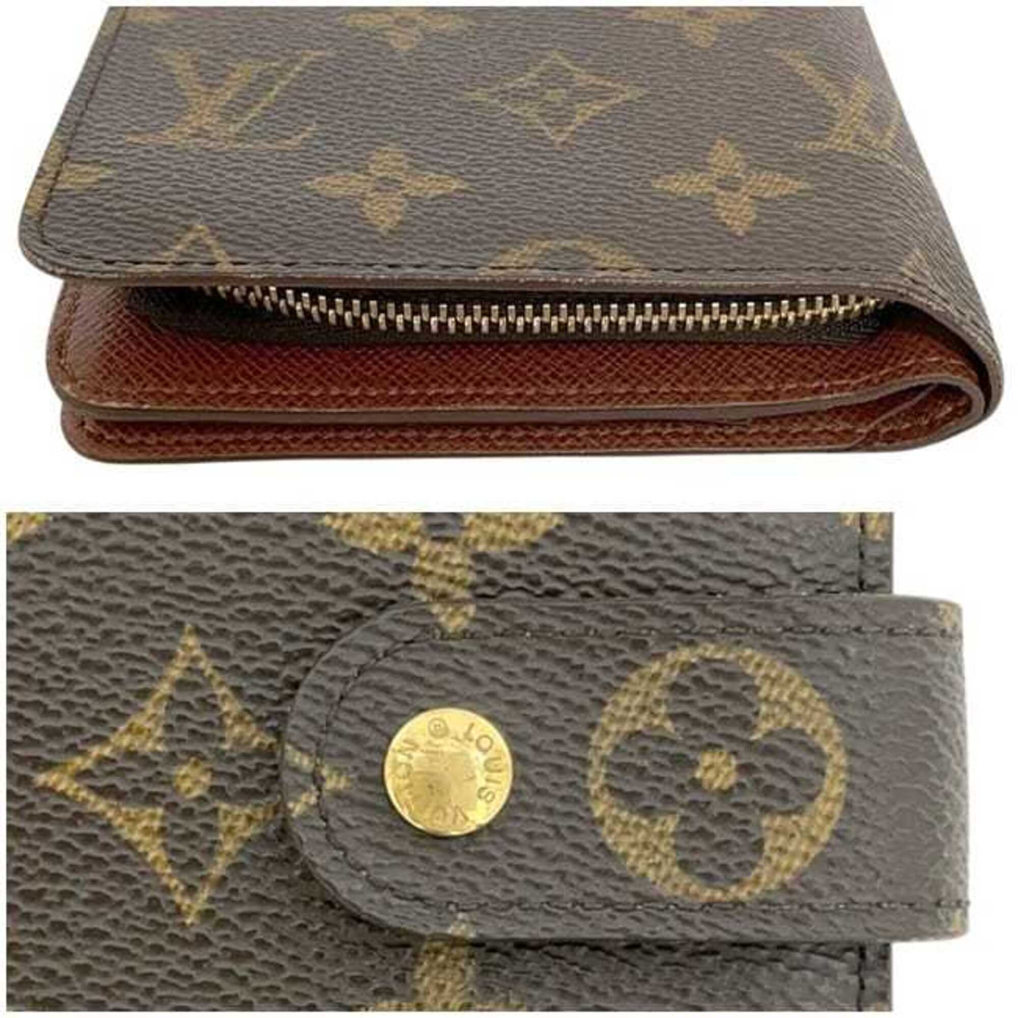 Louis Vuitton Brown Monogram Monogram Wallet (Bi-Fold) (Pre-Owned)