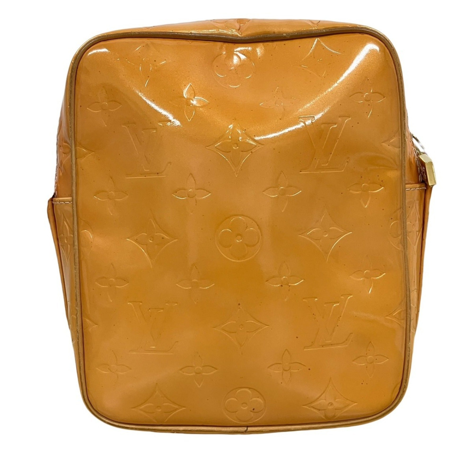 Louis Vuitton Vernis Yellow Patent Leather Shoulder Bag (Pre-Owned)