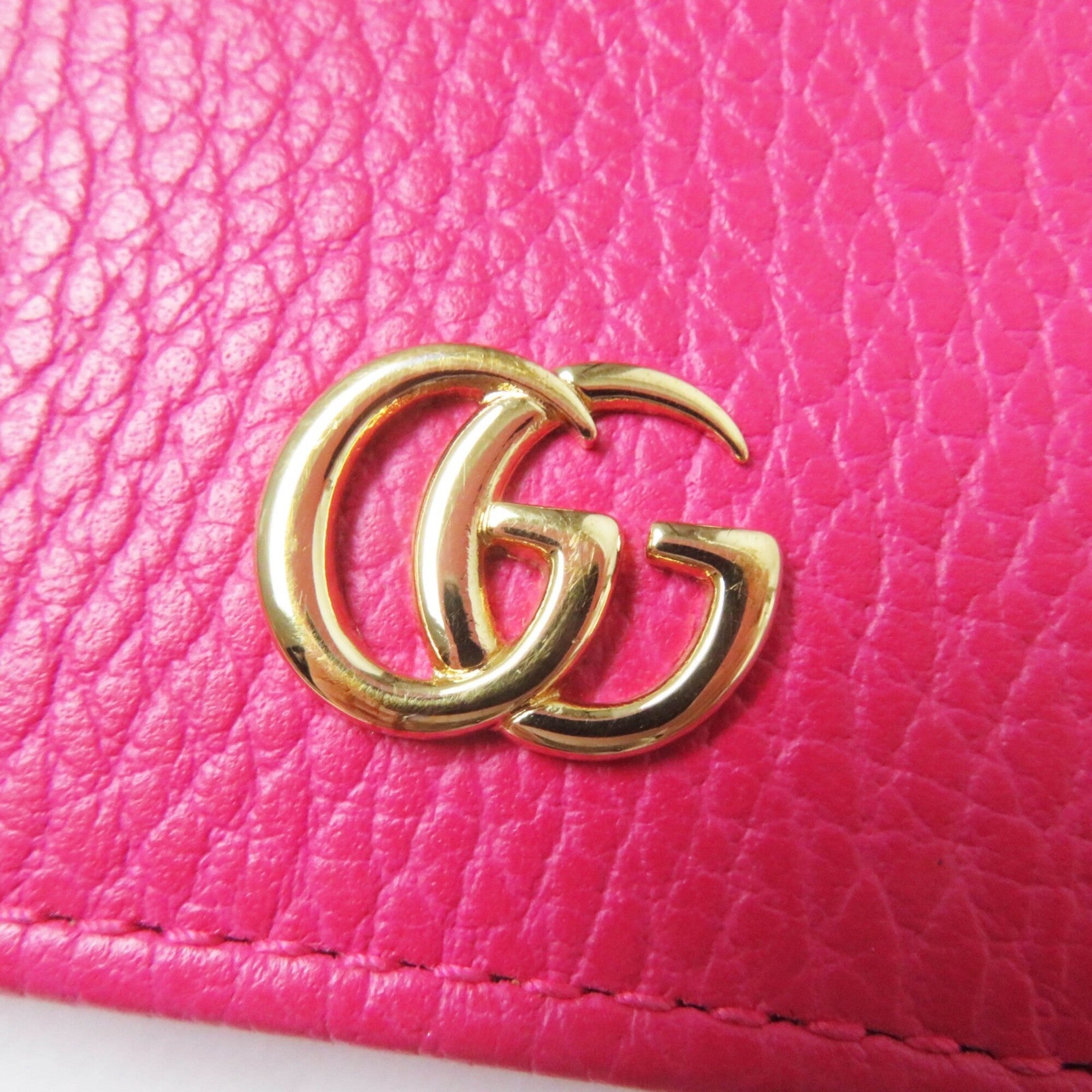 Gucci Pink Leather Wallet (Bi-Fold) (Pre-Owned)