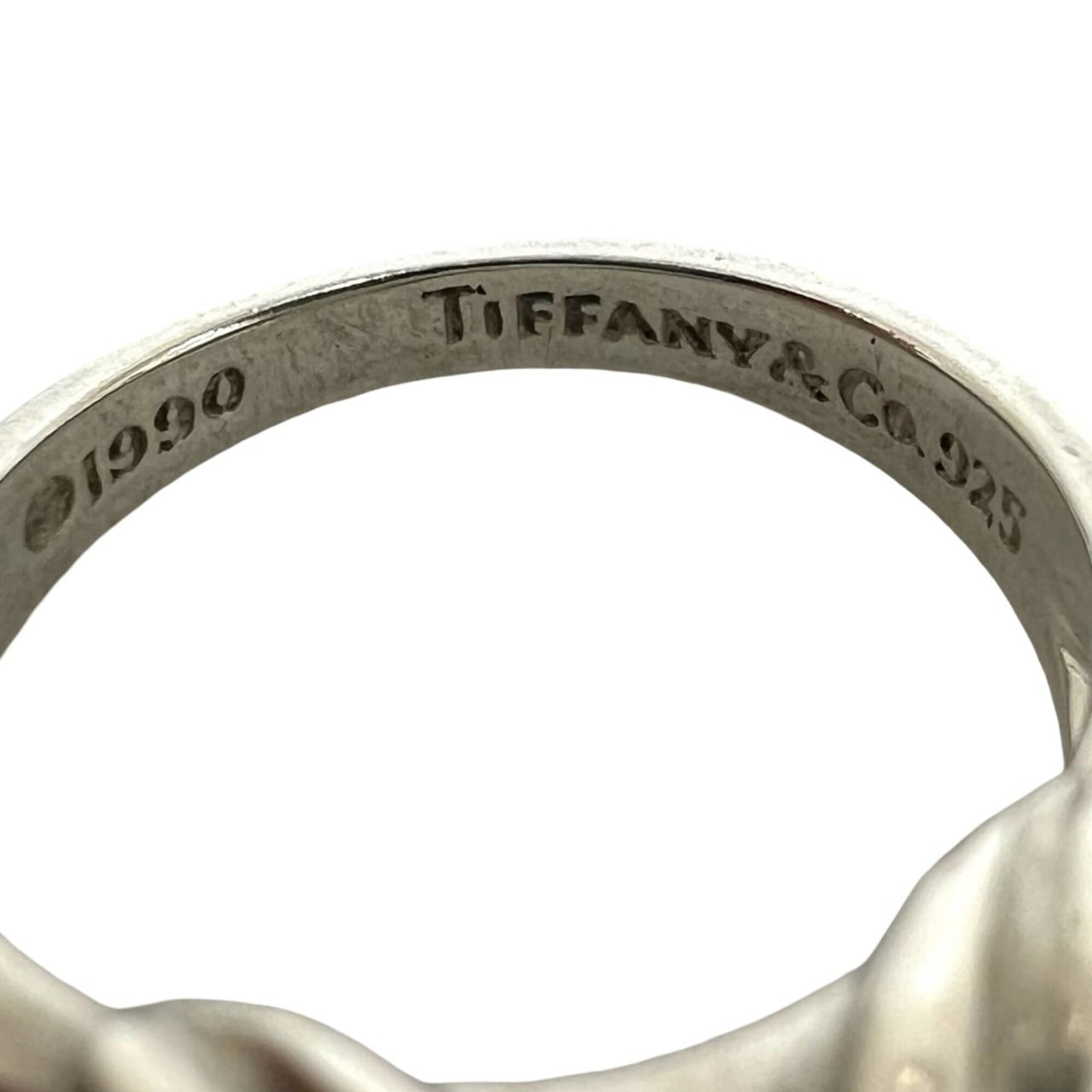 Tiffany Silver Silver 925 Band Ring (Pre-Owned)