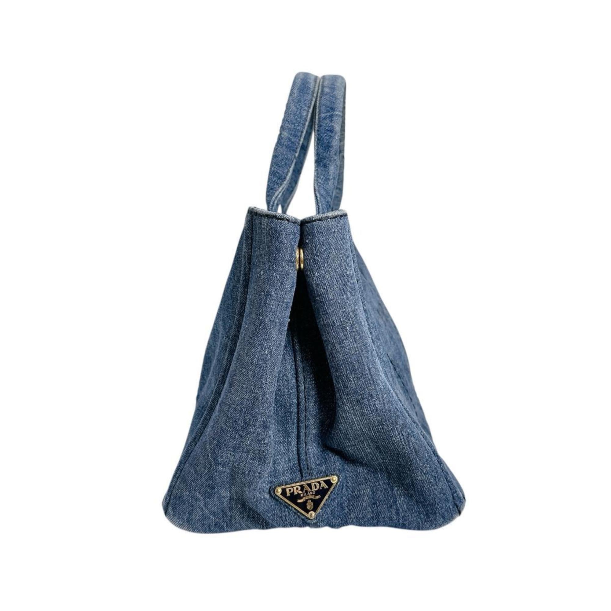 Prada Blue Denim Tote Bag (Pre-Owned)