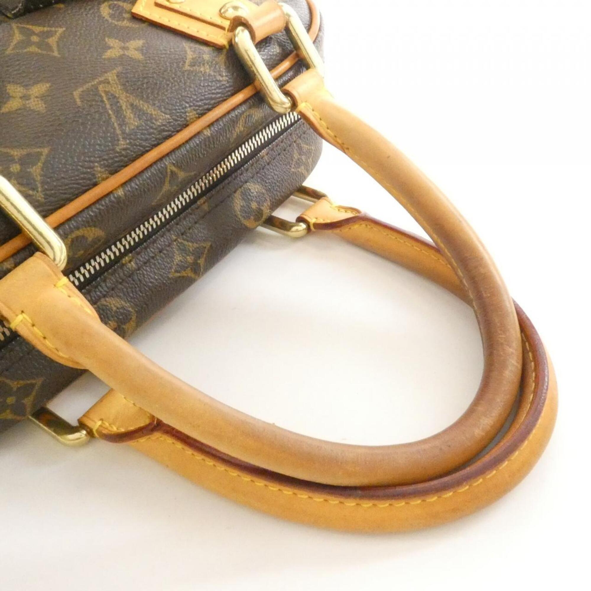 Louis Vuitton Marron Monogram Coated Canvas Handbag (Pre-Owned)