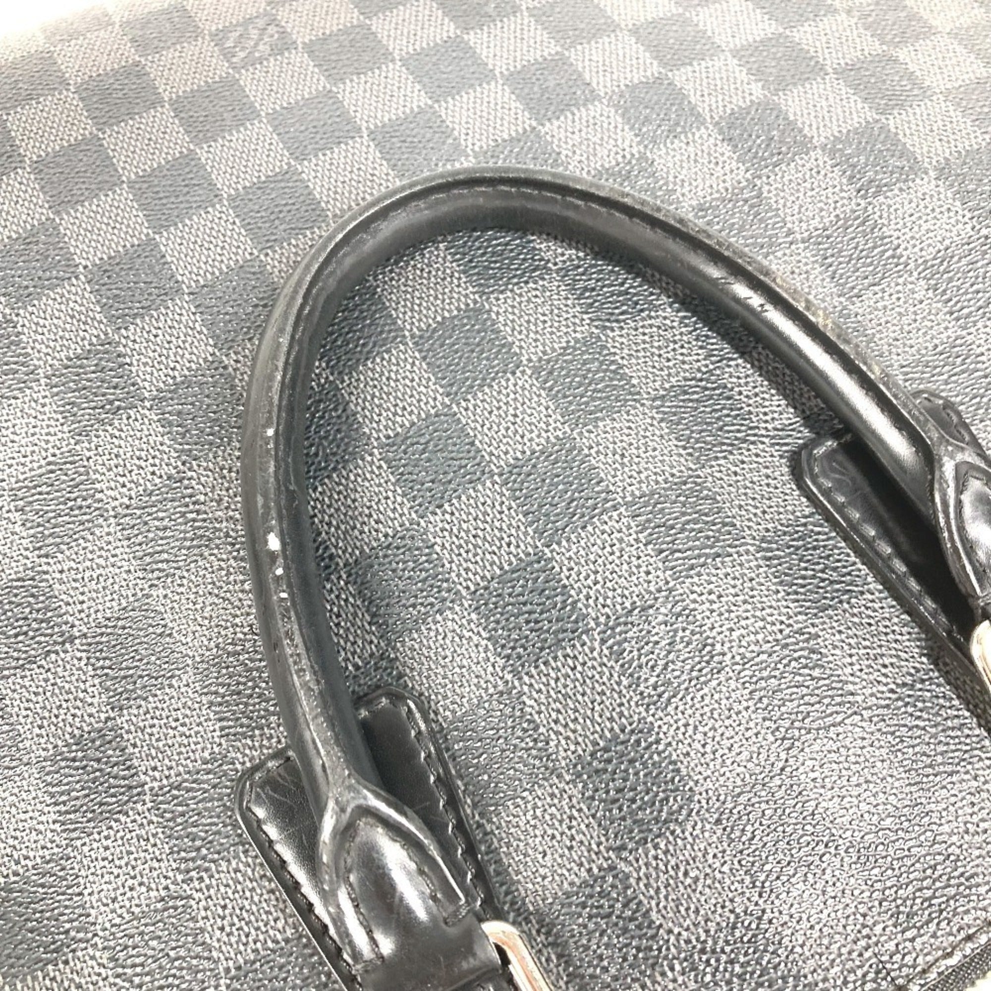 Louis Vuitton Black Damier Graphite Canvas Briefcase Handbag (Pre-Owned)