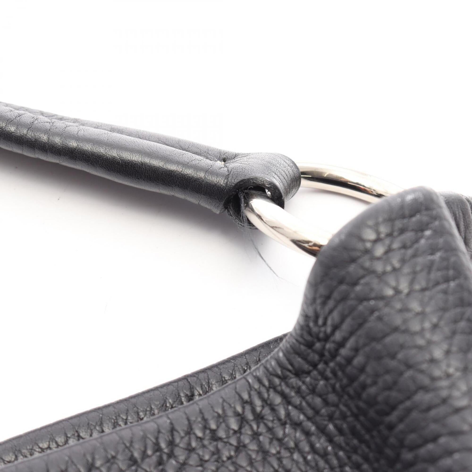 Prada Black Leather Handbag Shoulder Bag (Pre-Owned)