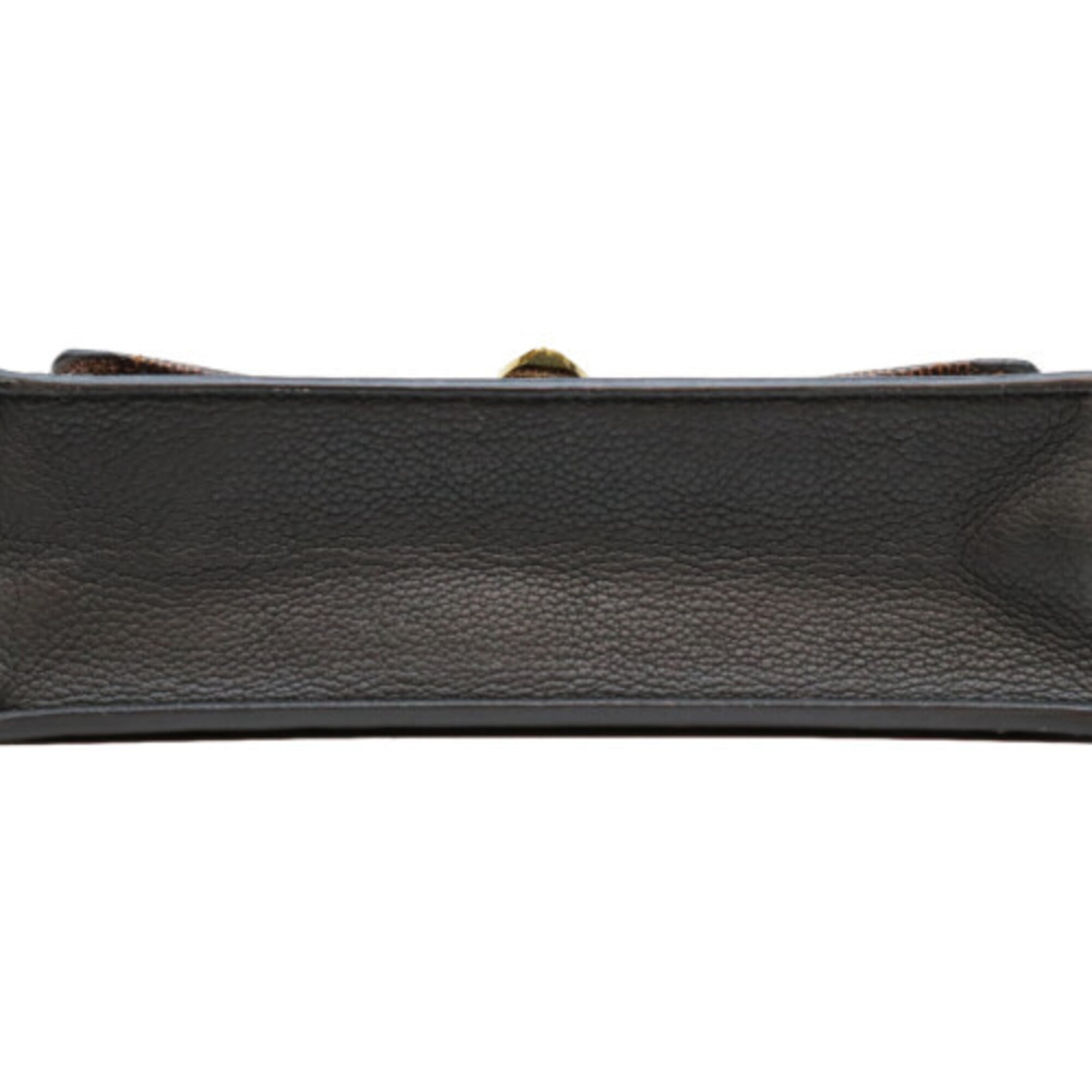 Louis Vuitton Black Brown Damier Canvas Shoulder Bag (Pre-Owned)