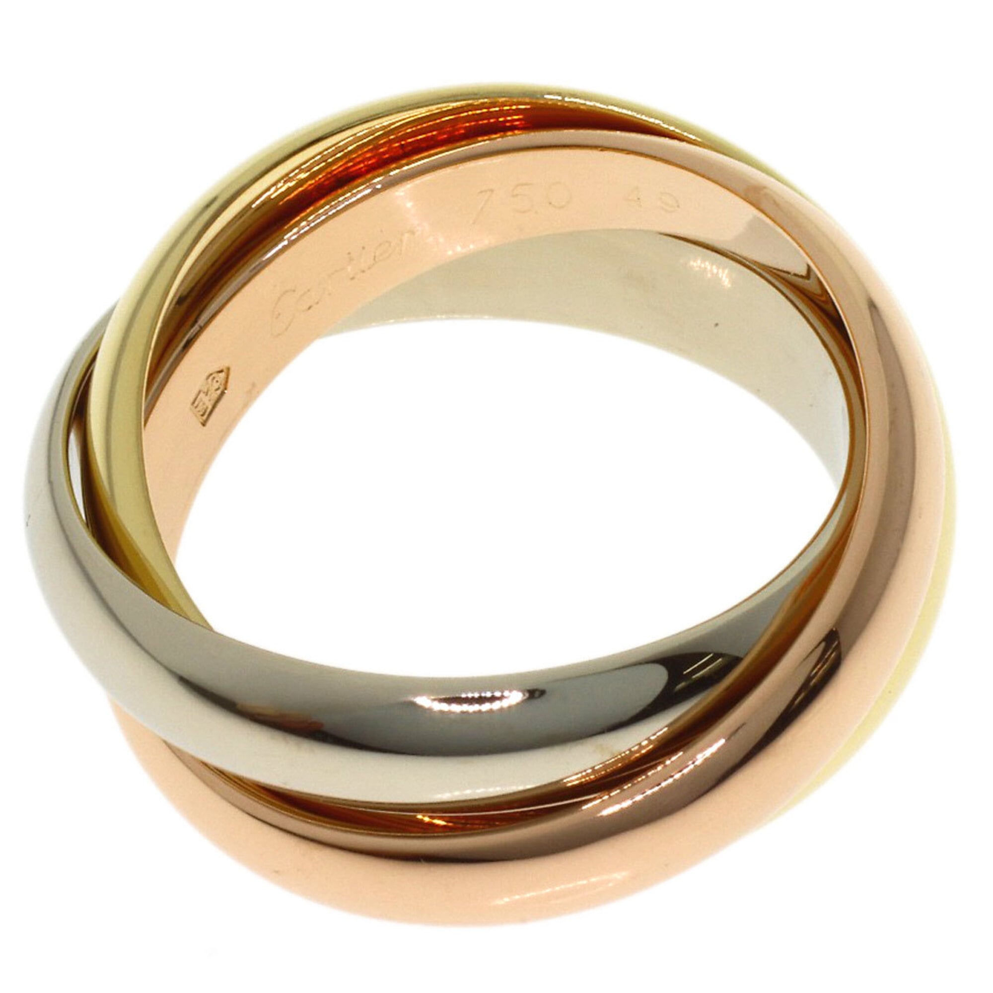 Cartier Yellow Gold (18K) Pink Gold (18K) White Gold (18K) Band Ring (Pre-Owned)