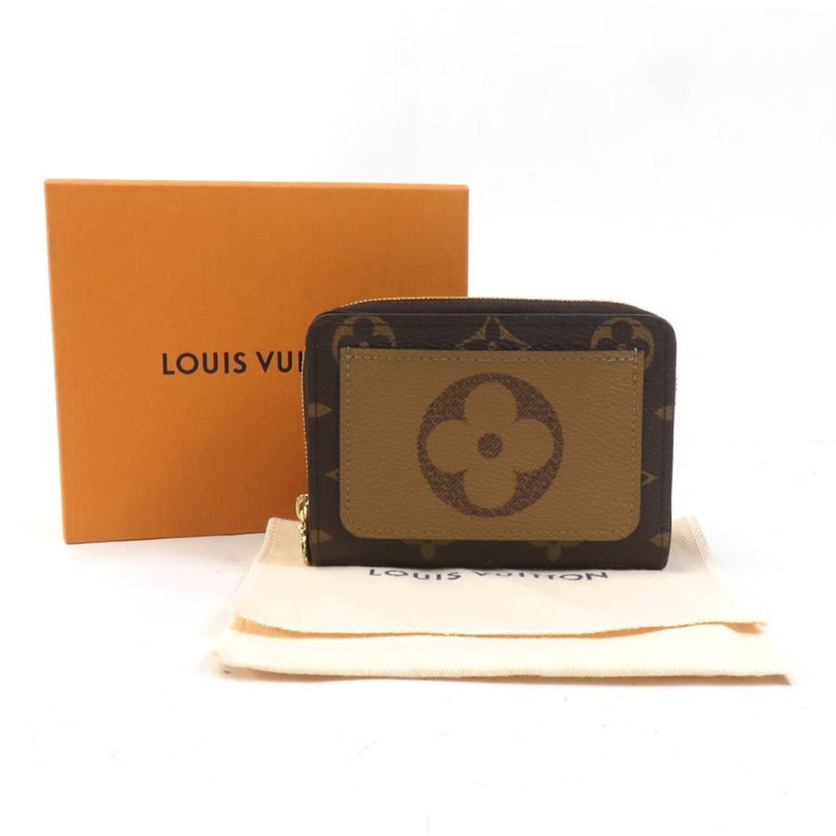Louis Vuitton Brown Monogram Reverse Monogram Reverse Wallet (Bi-Fold) (Pre-Owned)