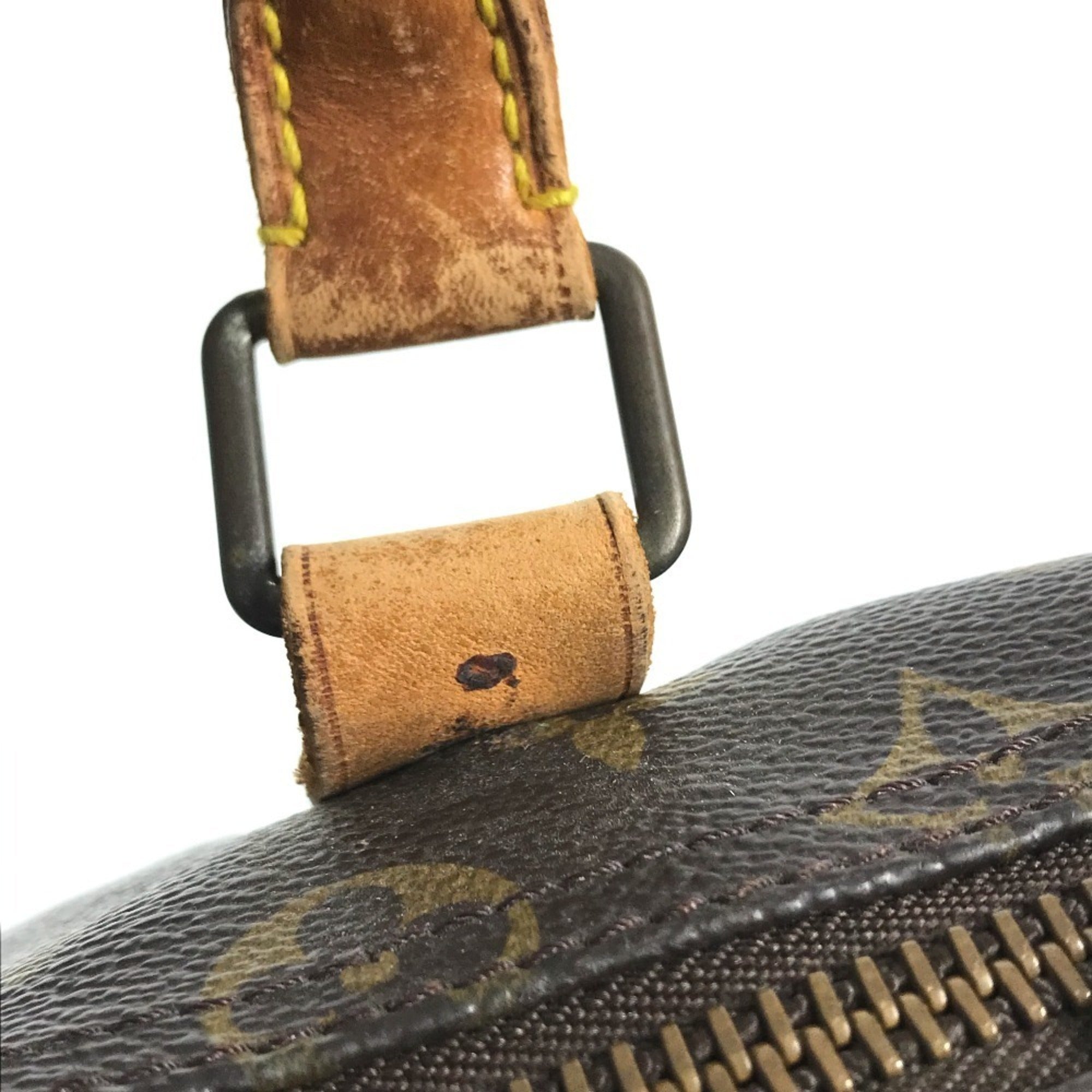Louis Vuitton Brown Galle Monogram Monogram Boston Bag Handbag (Pre-Owned)