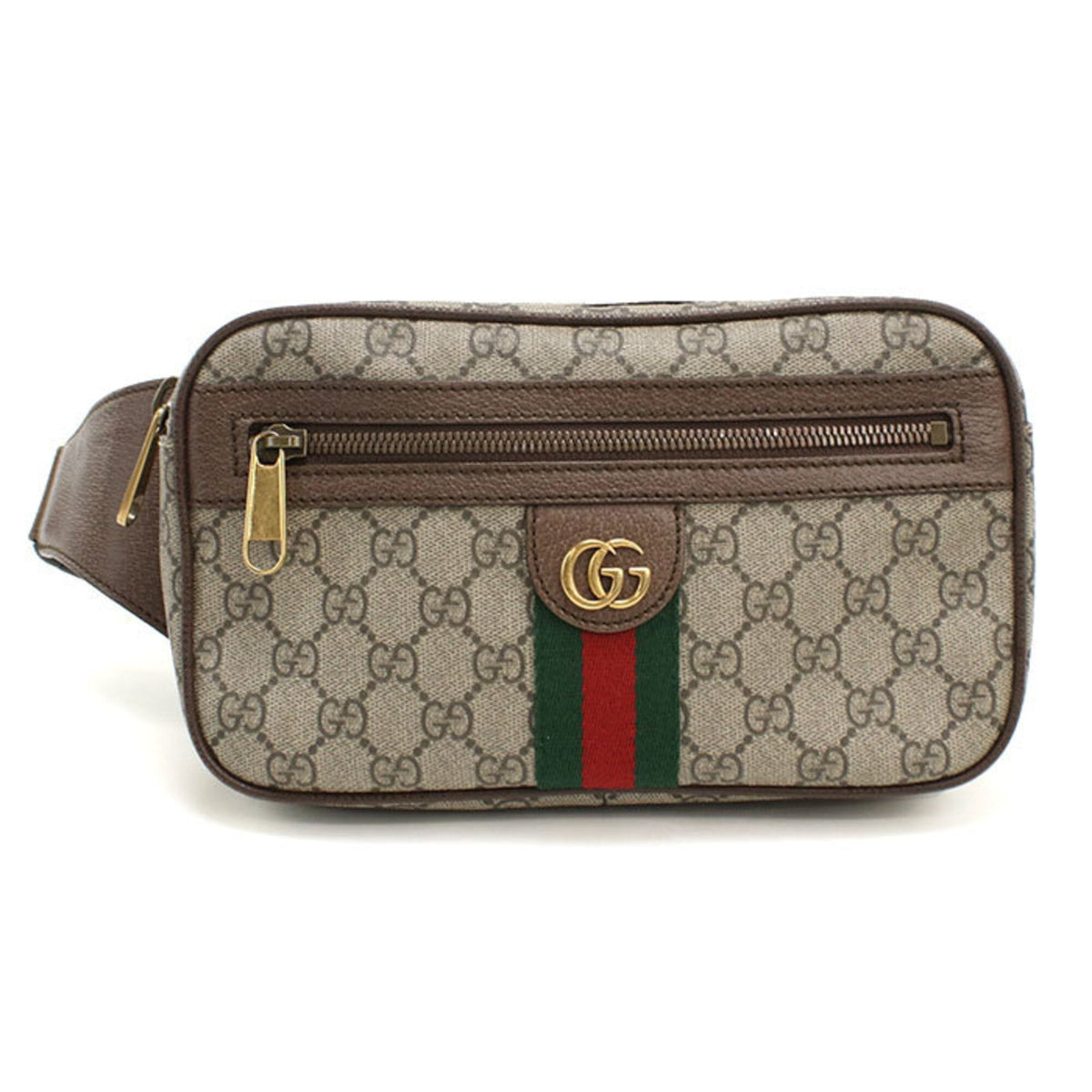 Gucci Beige Pvc Leather Sling Bag (Pre-Owned)