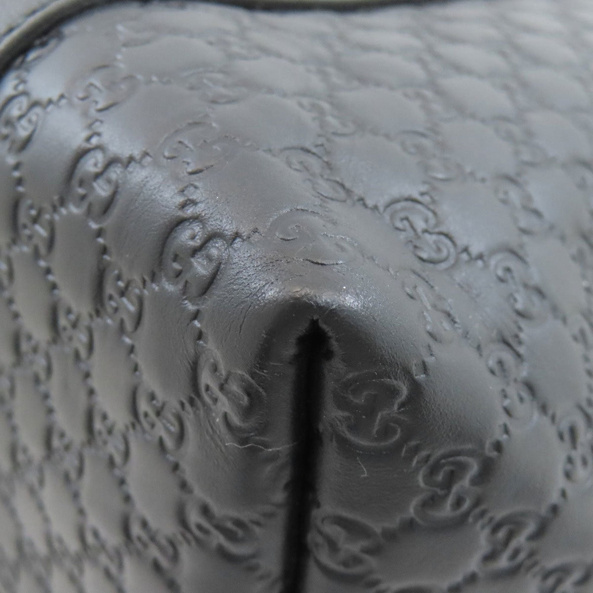 Gucci Black Leather Tote Bag (Pre-Owned)