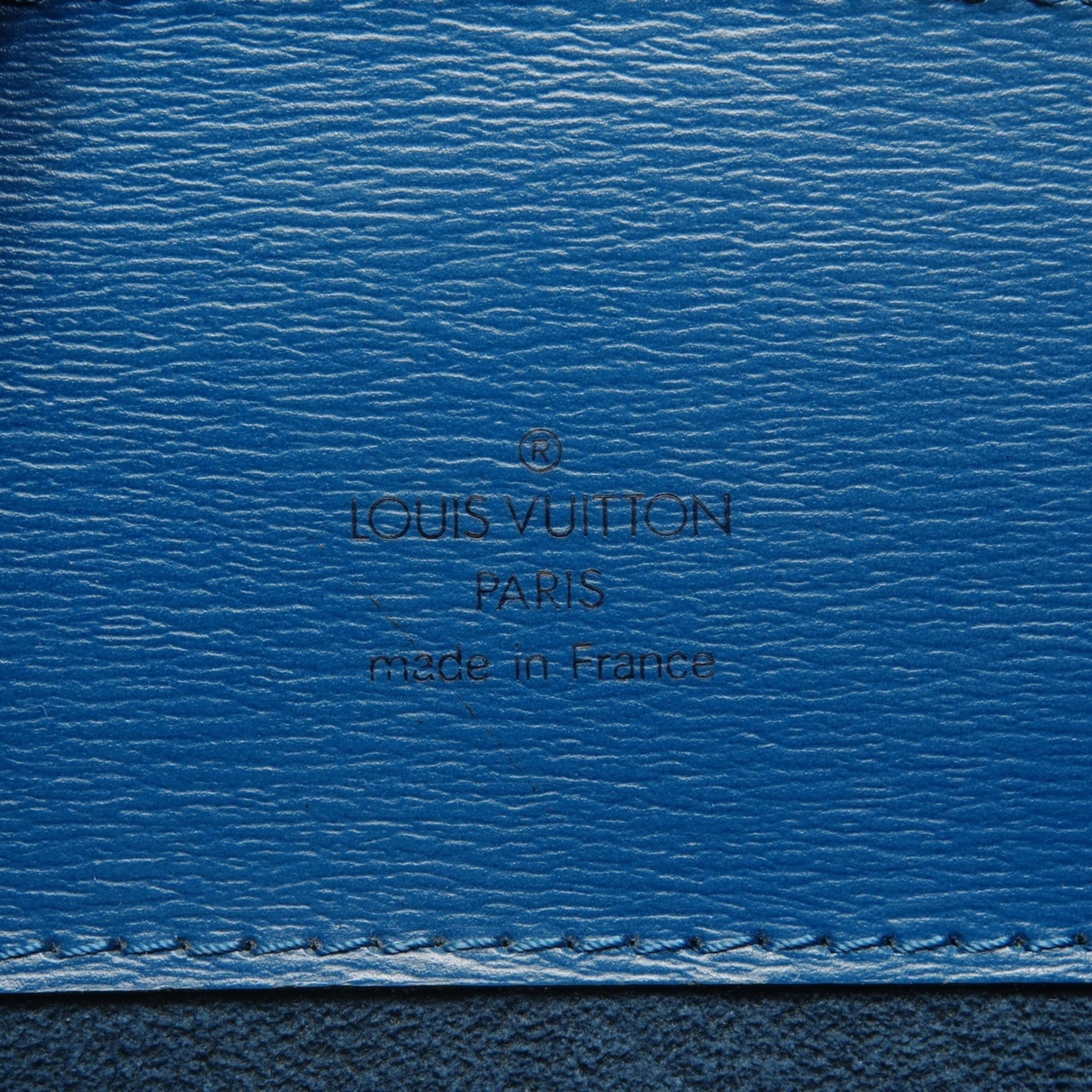 Louis Vuitton Epi Blue Epi Leather Shoulder Bag (Pre-Owned)
