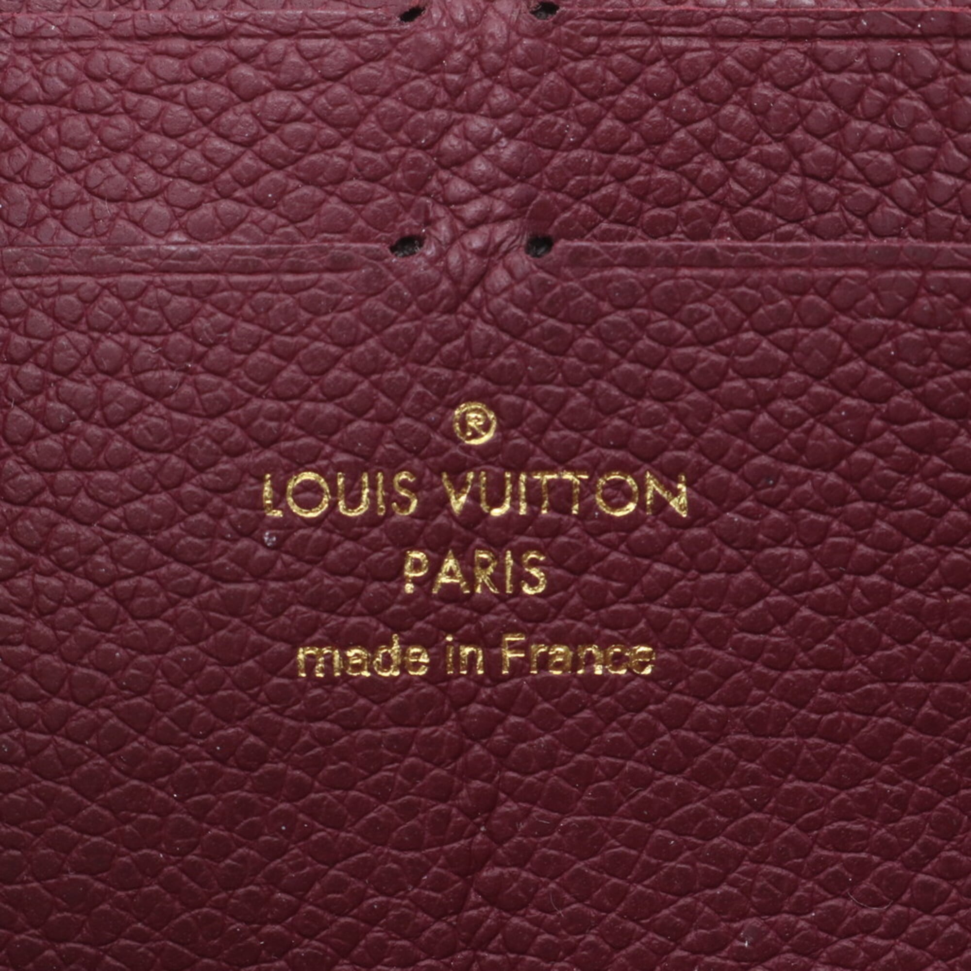 Louis Vuitton Aurore Leather Long Wallet (Bi-Fold) (Pre-Owned)