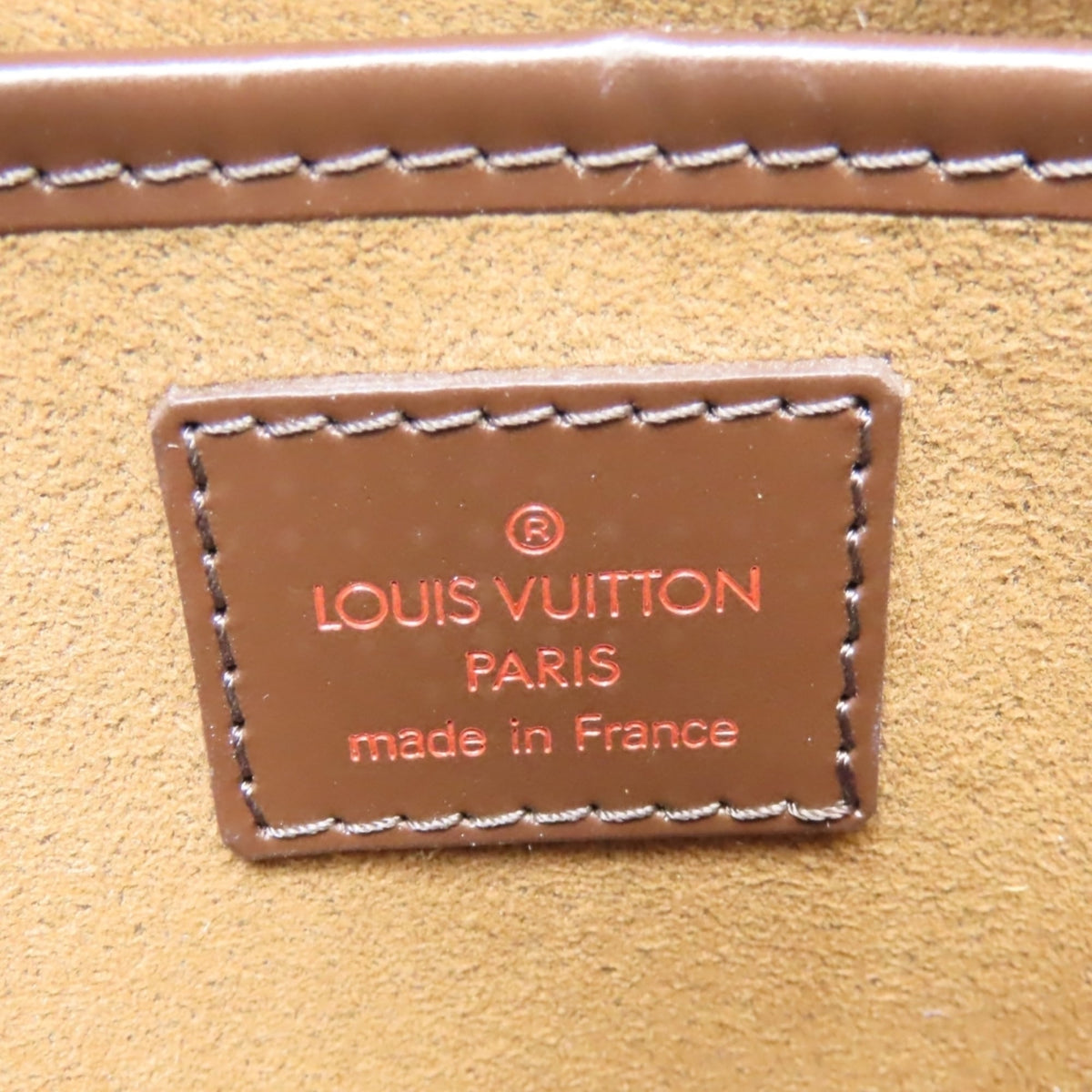 Louis Vuitton Damier Brown Damier Canvas Ebene Damier Canvas Clutch Bag (Pre-Owned)