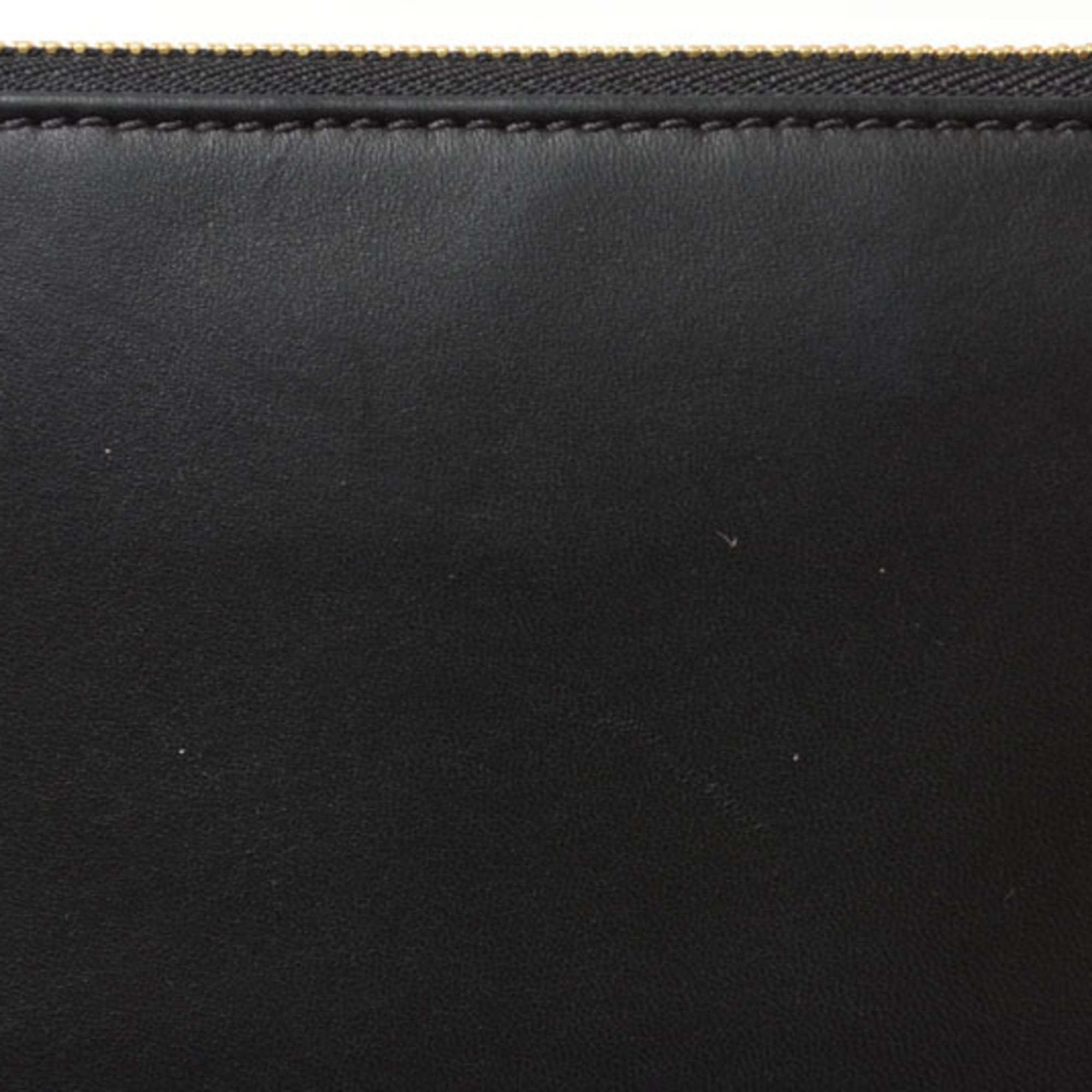 Chloé Black Leather Long Wallet (Bi-Fold) (Pre-Owned)