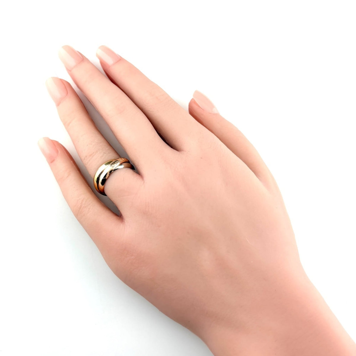 Cartier Yellow Gold (18K) Pink Gold (18K) White Gold (18K) Band Ring (Pre-Owned)