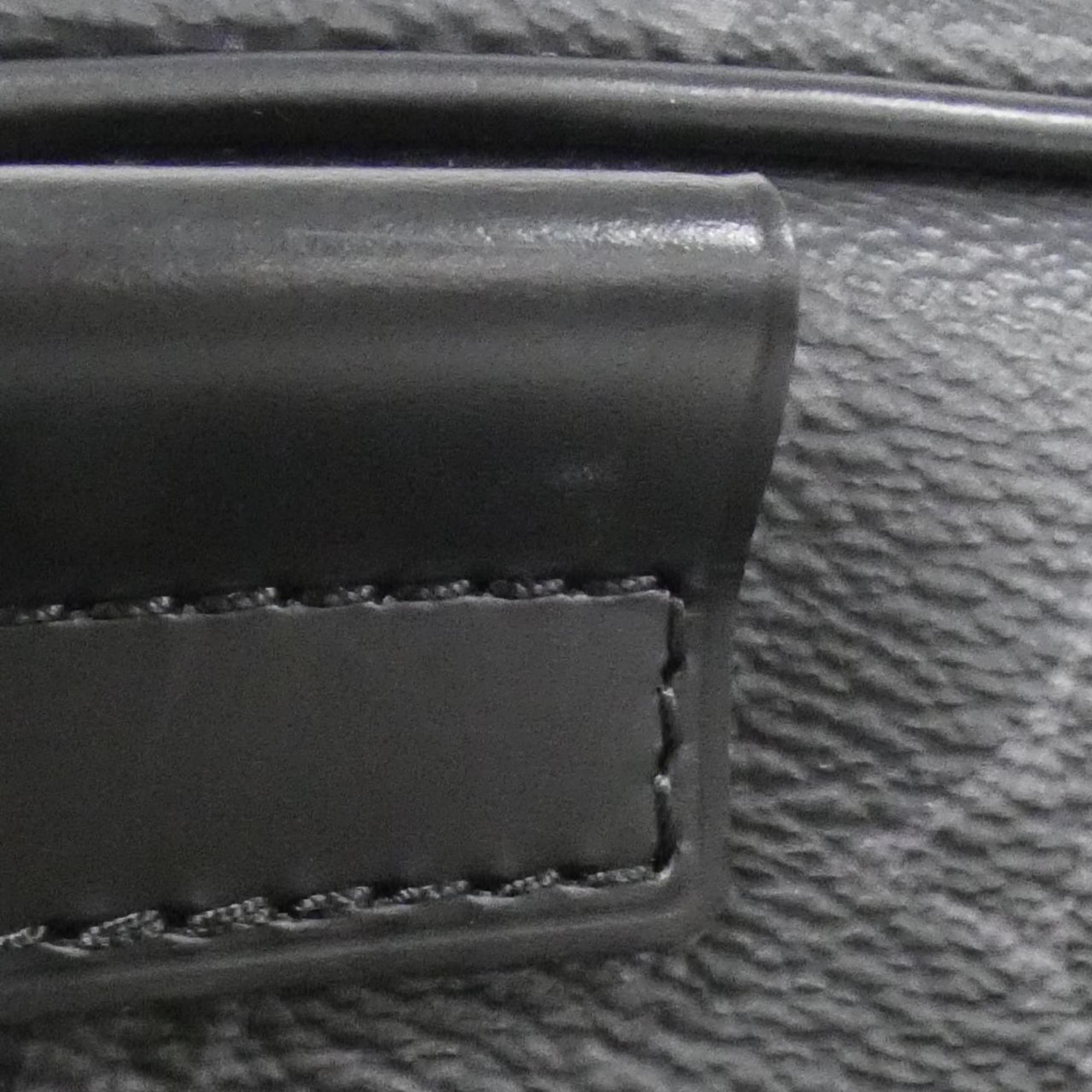 Louis Vuitton Black Coated Canvas Shoulder Bag (Pre-Owned)