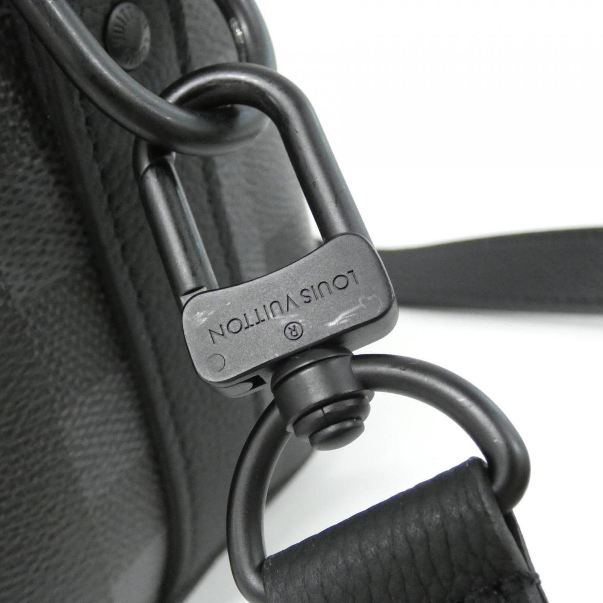 Louis Vuitton Black Coated Canvas Boston Bag (Pre-Owned)