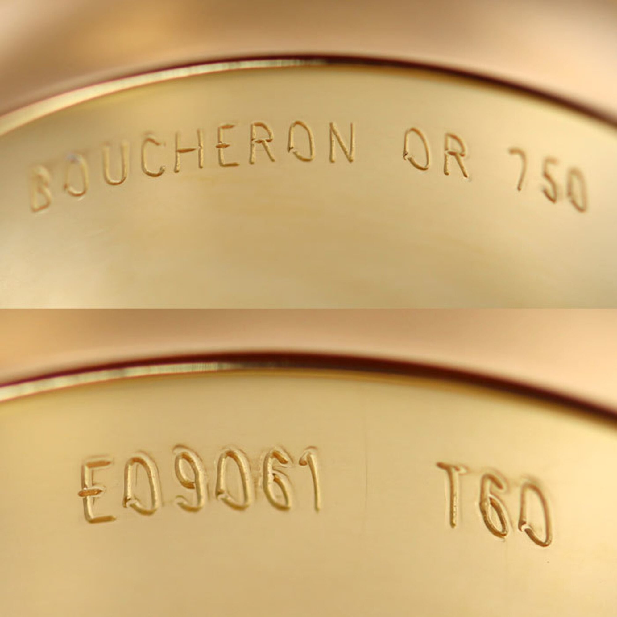 Boucheron Yellow Gold (18K) Pink Gold (18K) White Gold (18K) Band Ring (Pre-Owned)