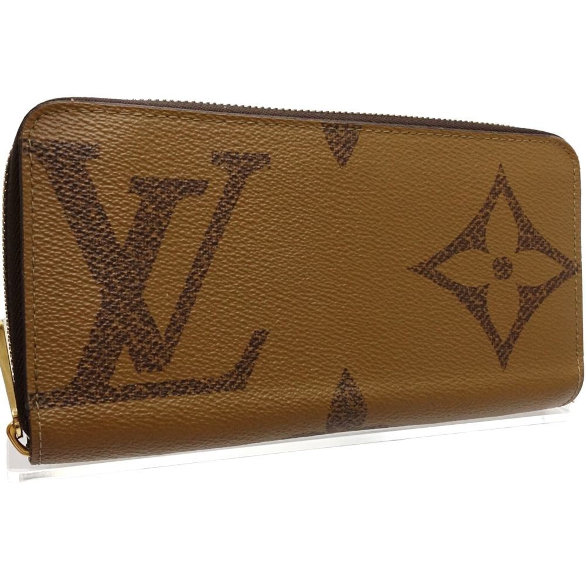 Louis Vuitton Brown Monogram Reverse Long Wallet (Bi-Fold) (Pre-Owned)