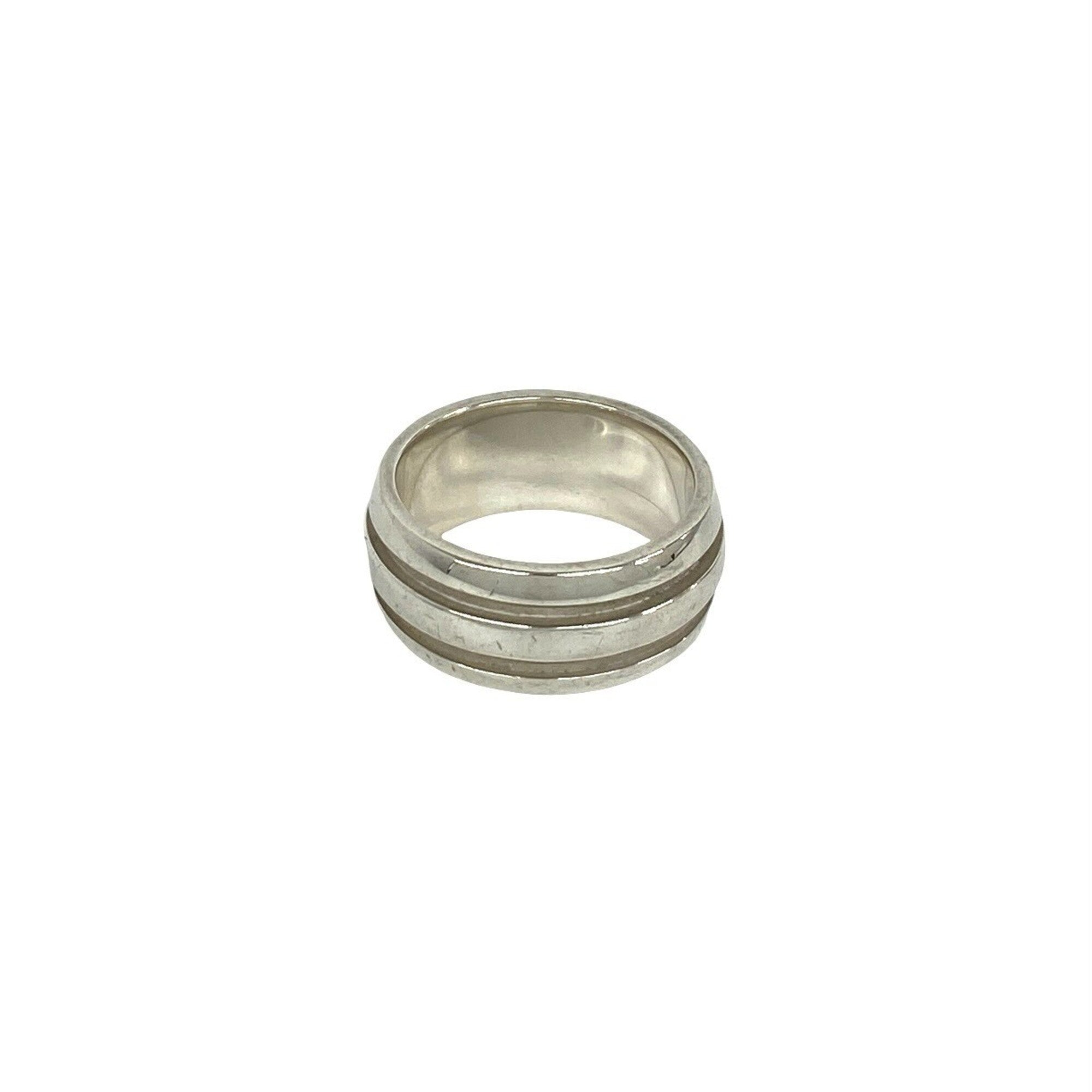 Tiffany Silver Silver 925 Band Ring (Pre-Owned)