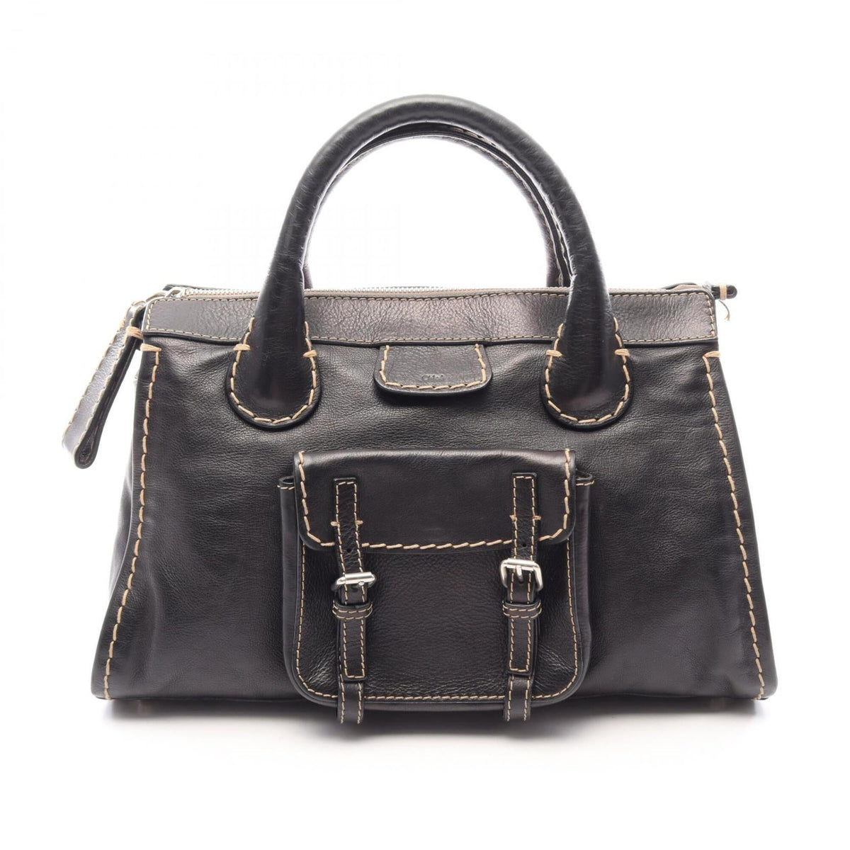 Chloé Black Leather Handbag (Pre-Owned)