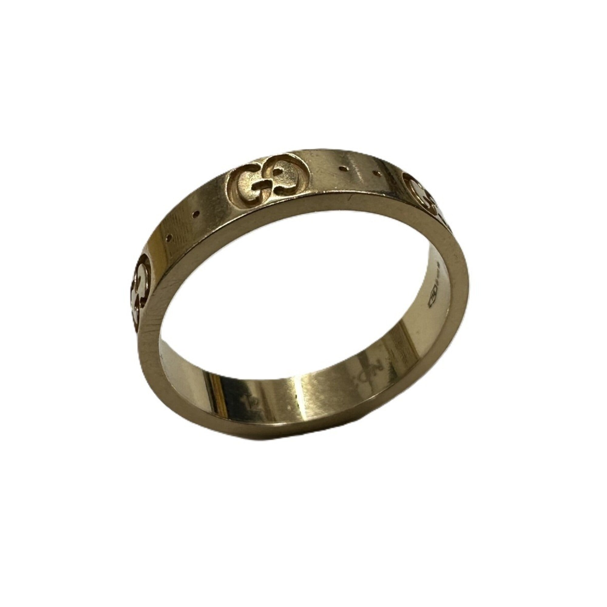 Gucci Icon Yellow Gold (18K) Band Ring (Pre-Owned)