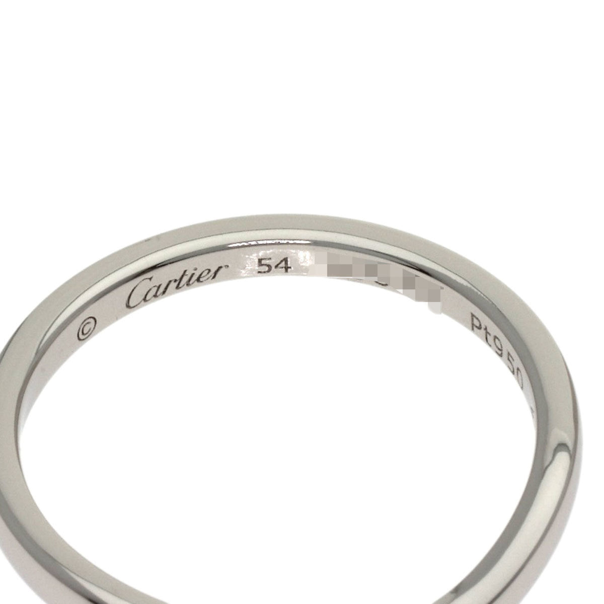 Cartier Platinum 950 Band Ring (Pre-Owned)
