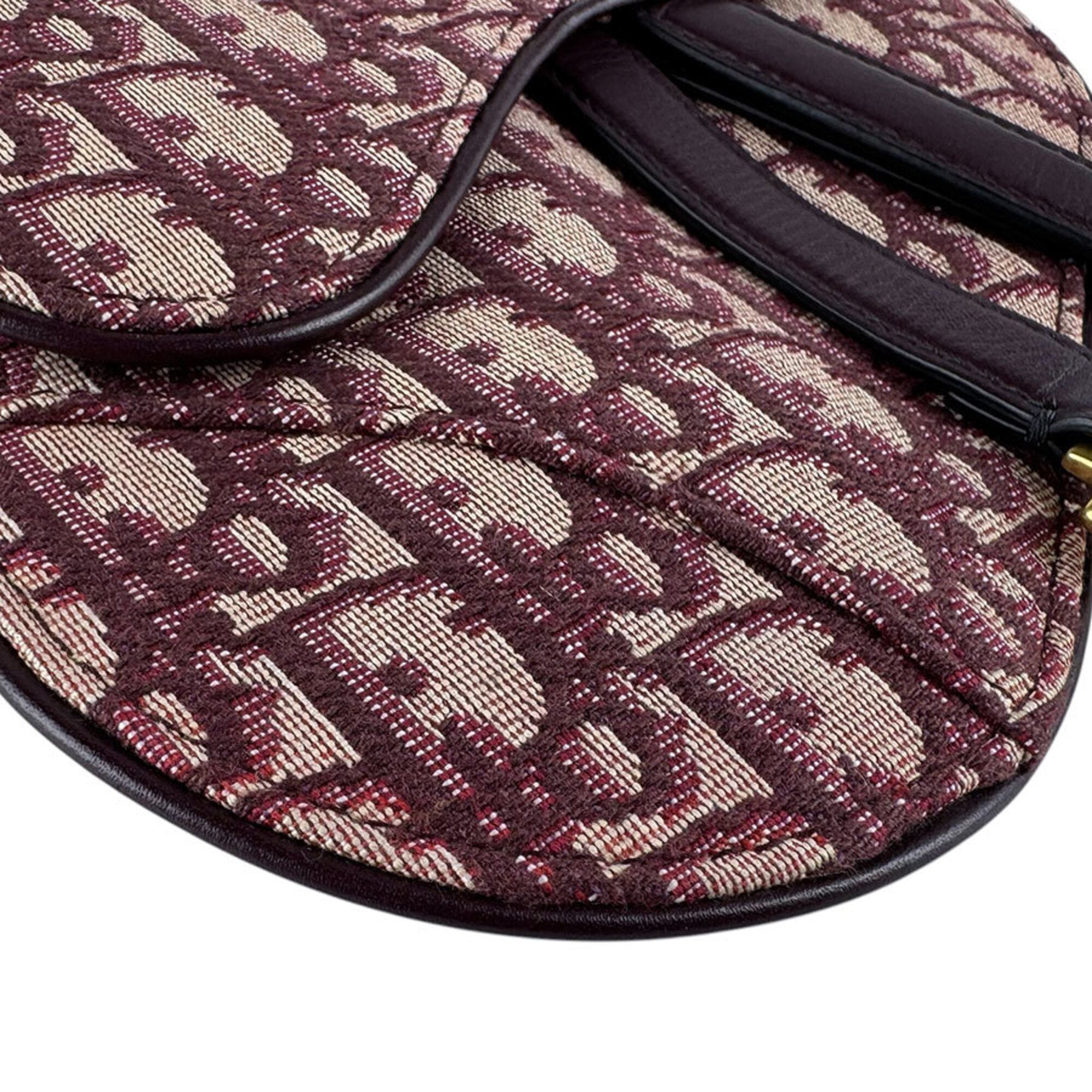 Christian Dior Bordeaux Canvas Fanny Pack Sling Bag (Pre-Owned)