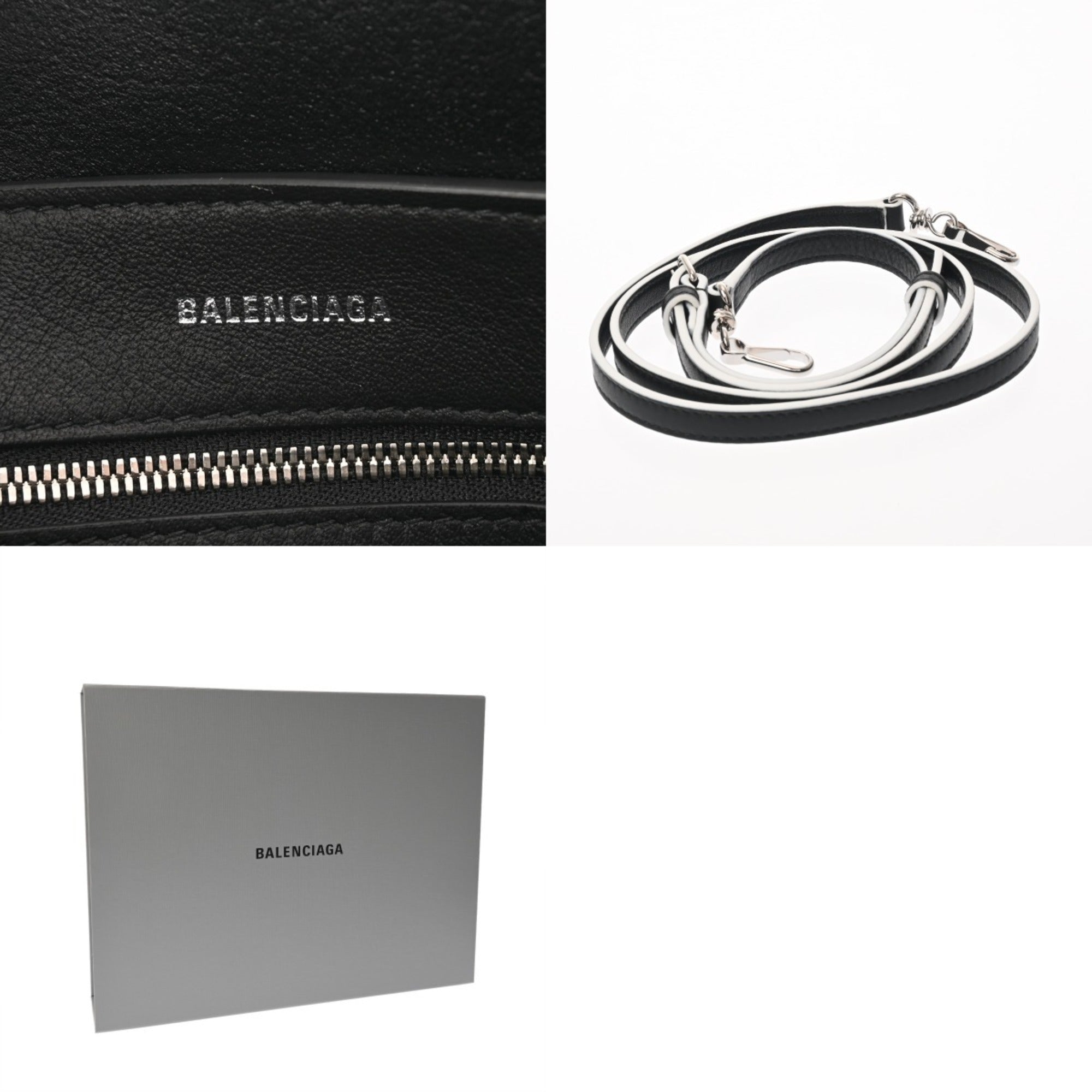 Balenciaga Black Leather Tote Bag (Pre-Owned)