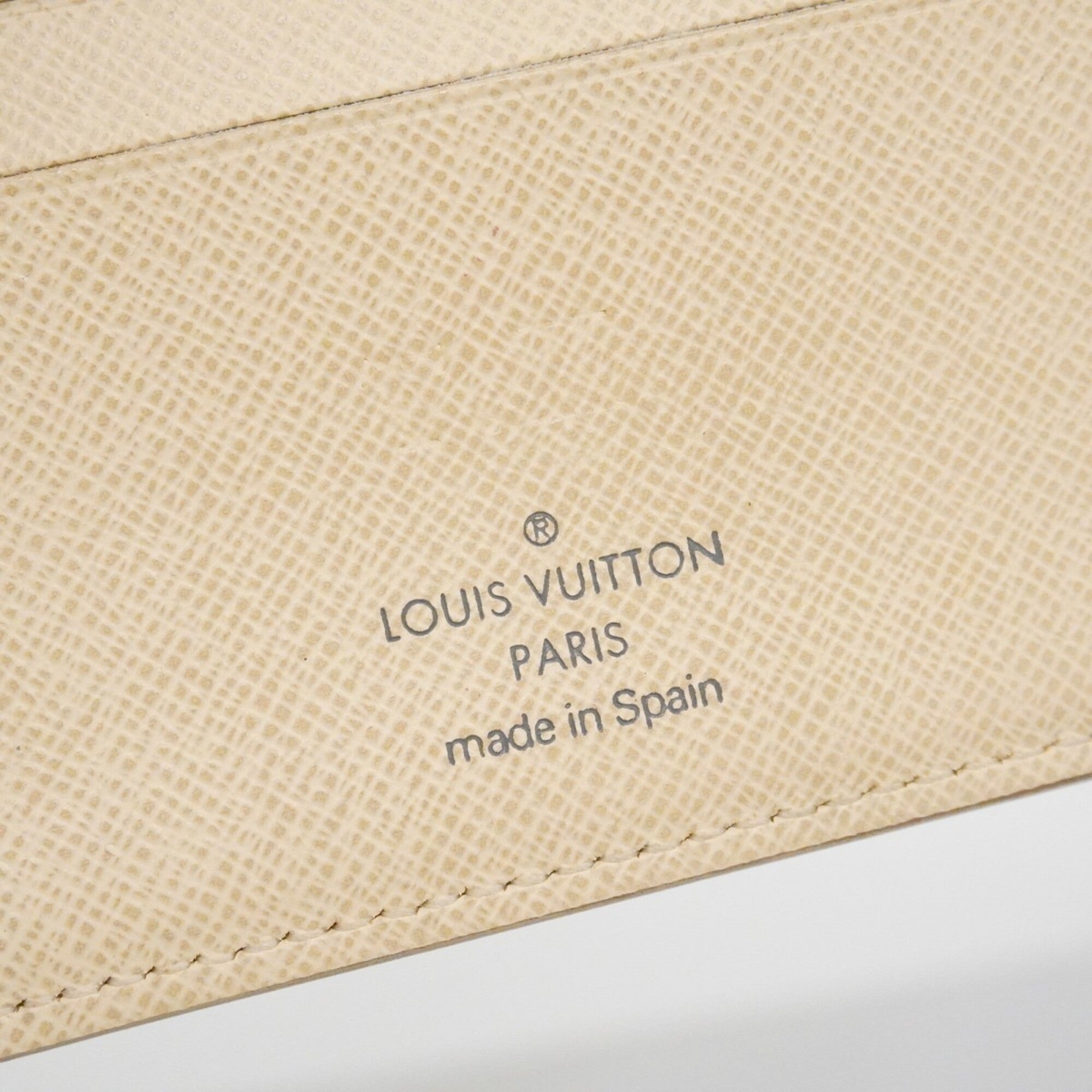 Louis Vuitton White Wallet (Bi-Fold) (Pre-Owned)