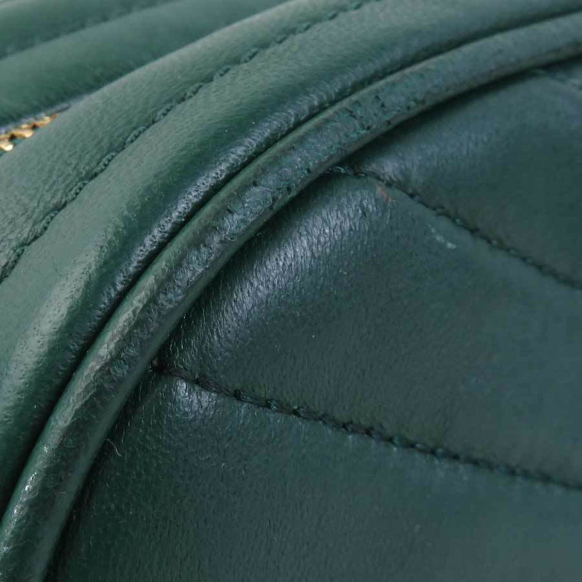 Tory Burch Green Leather Shoulder Bag (Pre-Owned)