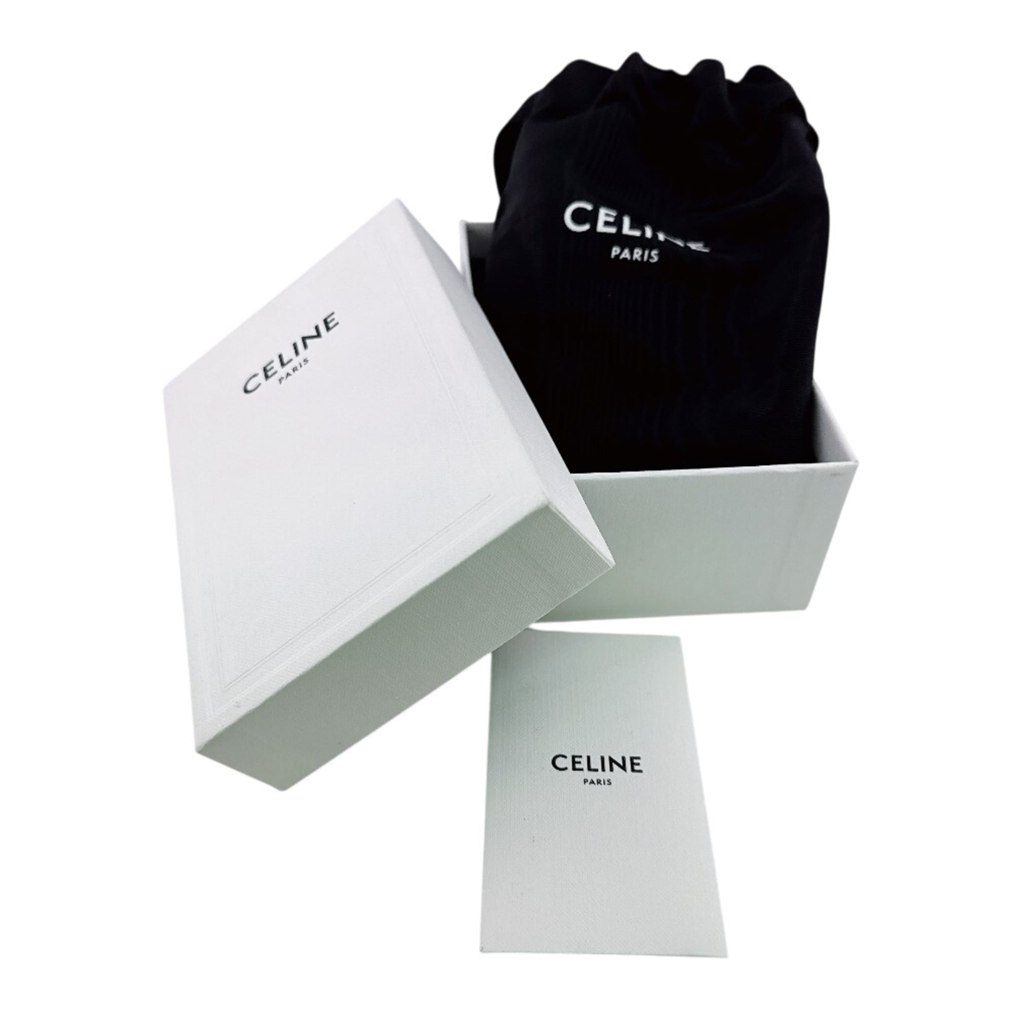 Celine Green Leather Wallet (Tri-Fold) (Pre-Owned)