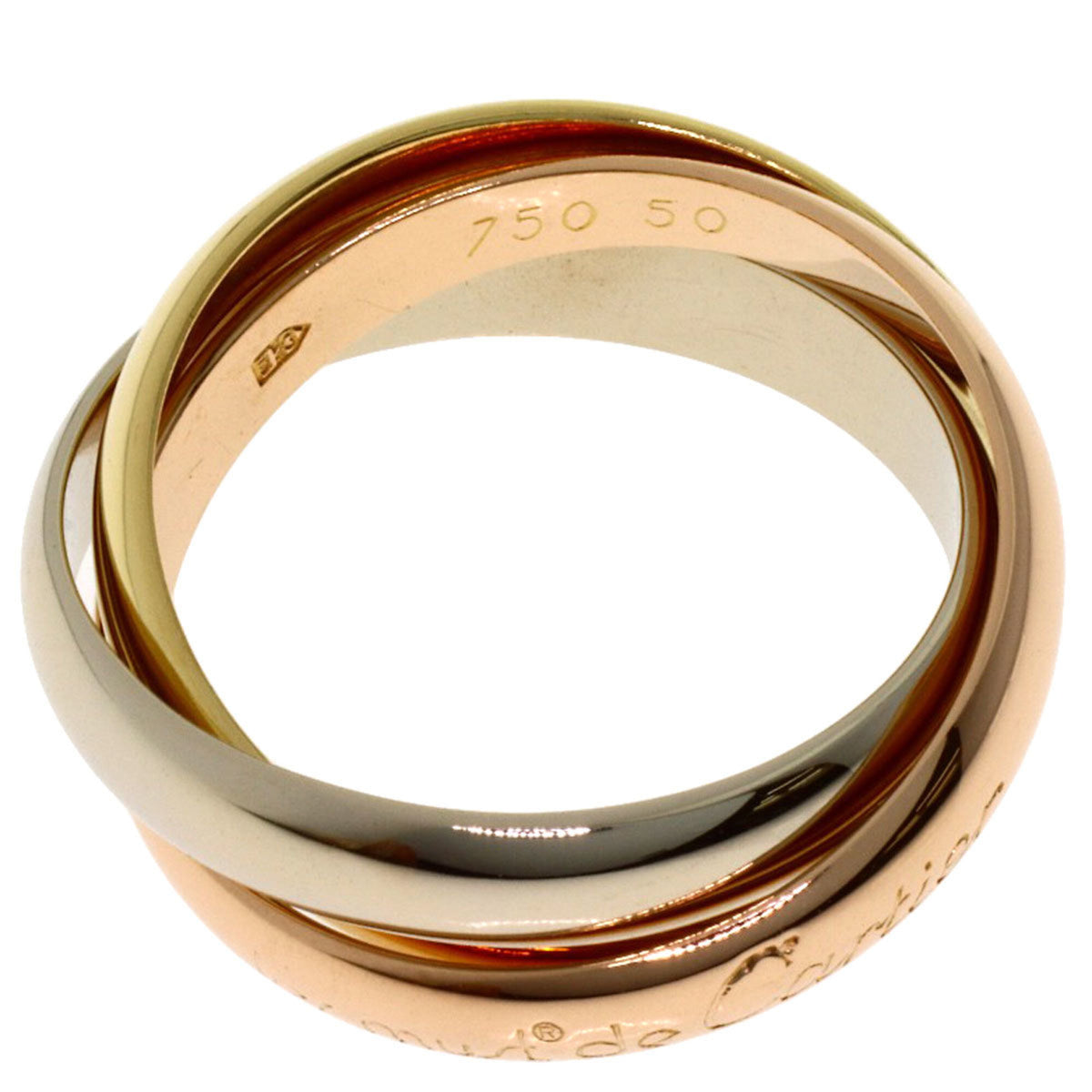 Cartier Yellow Gold (18K) Pink Gold (18K) White Gold (18K) Band Ring (Pre-Owned)