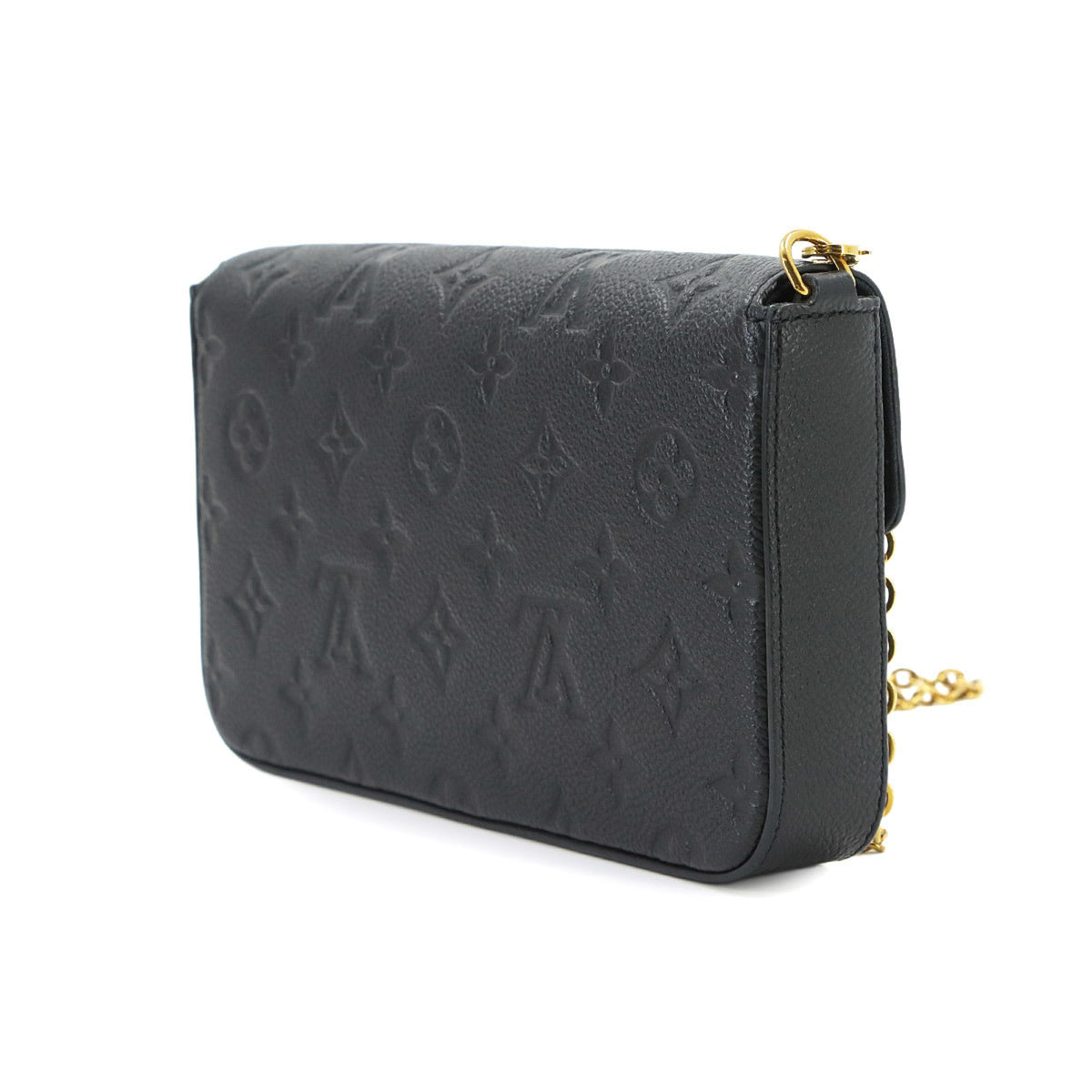 Louis Vuitton Noir Monogram Empreinte Pochette (Pre-Owned)