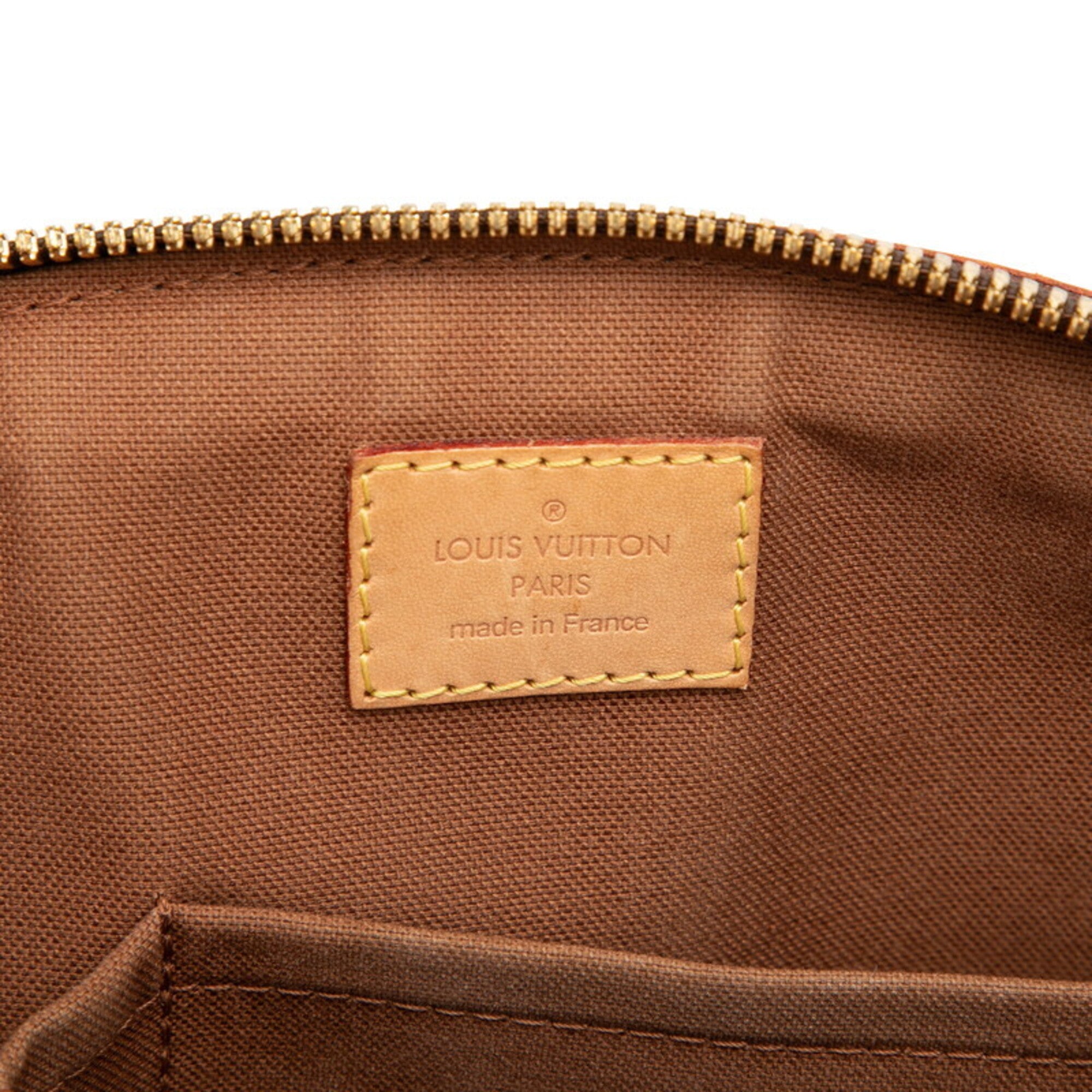 Louis Vuitton Brown Pvc Leather Handbag (Pre-Owned)