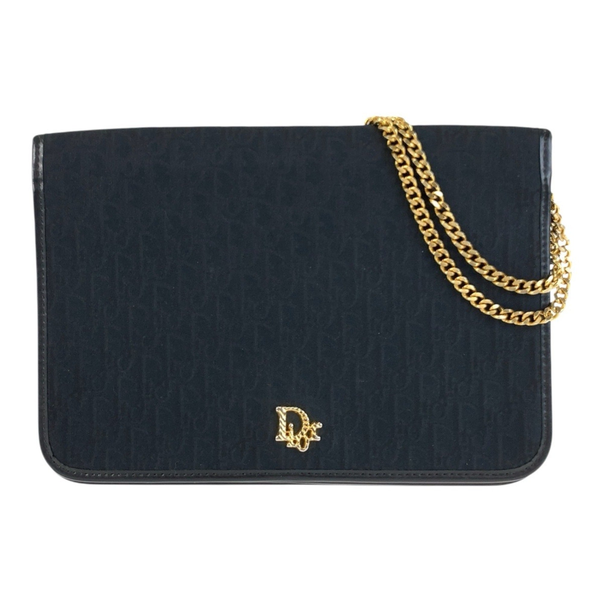 Christian Dior Black Trotter Pochette Shoulder Bag (Pre-Owned)